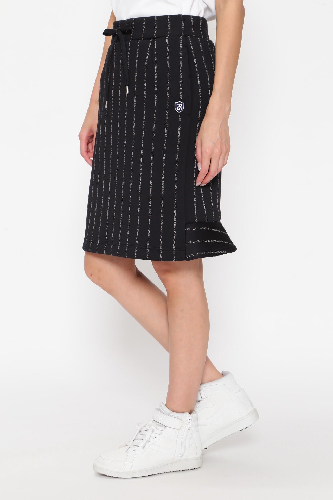 ダンボールニット スカート ＜PGロゴストライプ＞ | PEARLY GATES