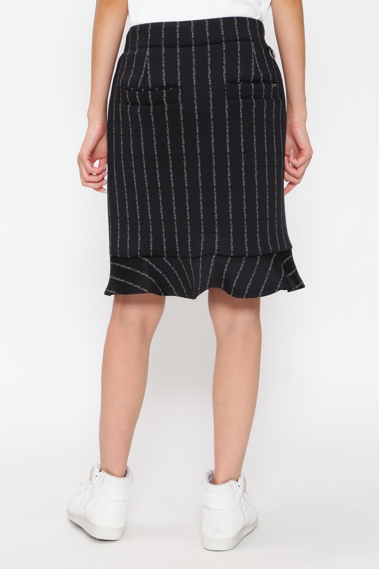 ダンボールニット スカート ＜PGロゴストライプ＞ | PEARLY GATES