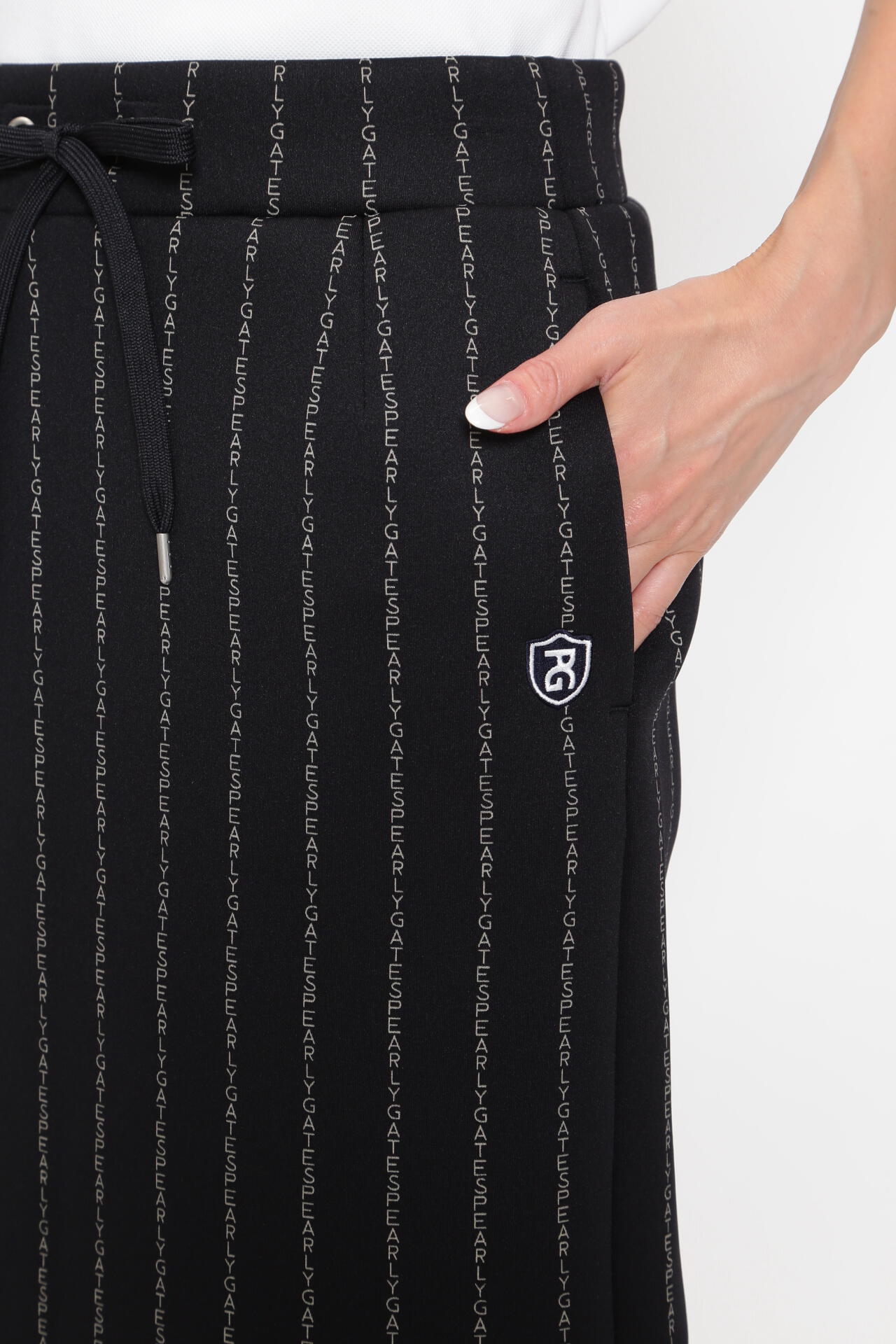 ダンボールニット スカート ＜PGロゴストライプ＞ | PEARLY GATES