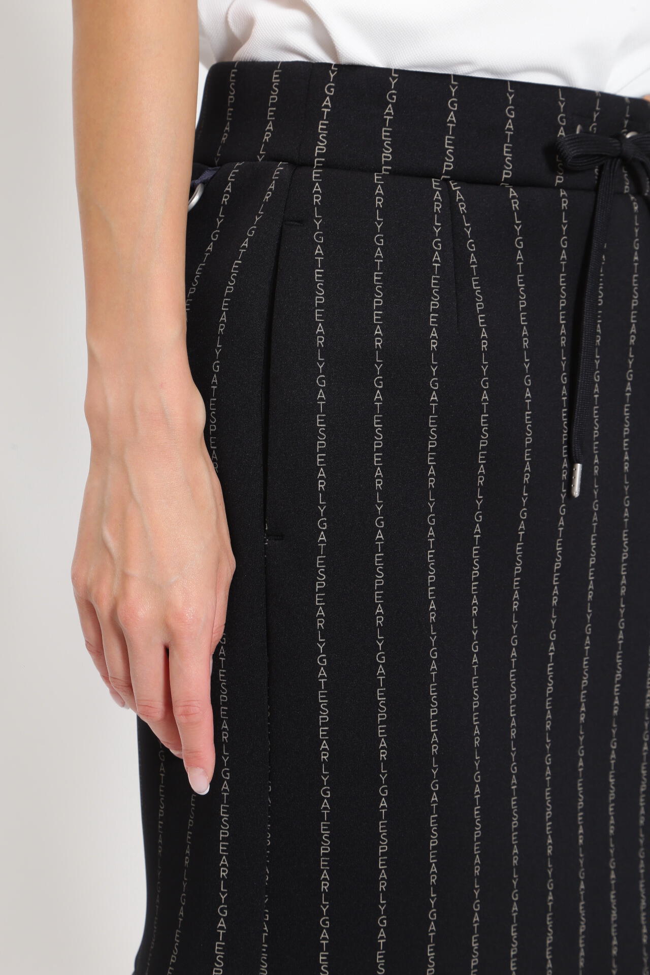 ダンボールニット スカート ＜PGロゴストライプ＞ | PEARLY GATES