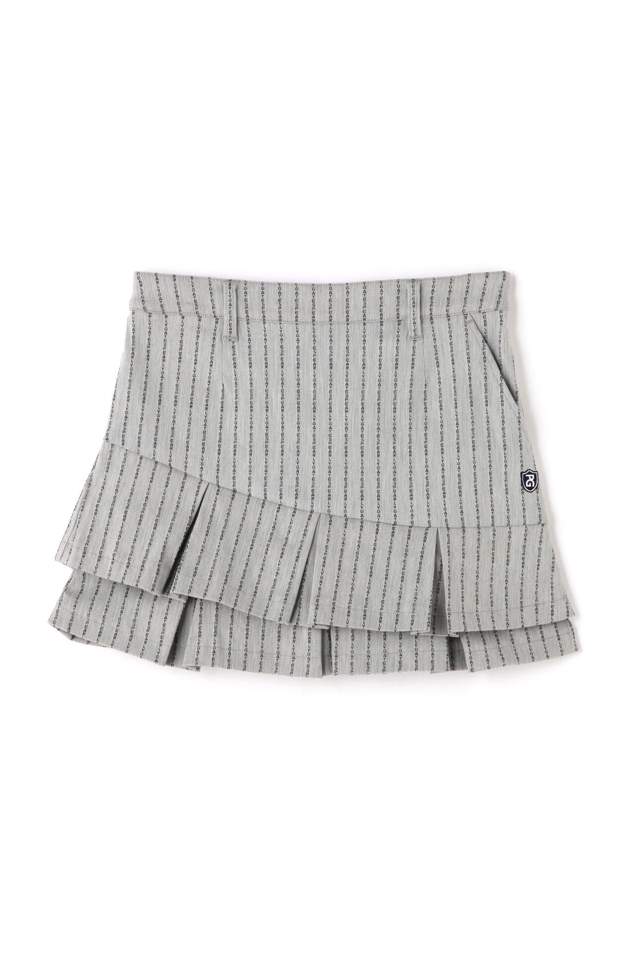強ストレッチ スカート ＜PGロゴストライプ＞