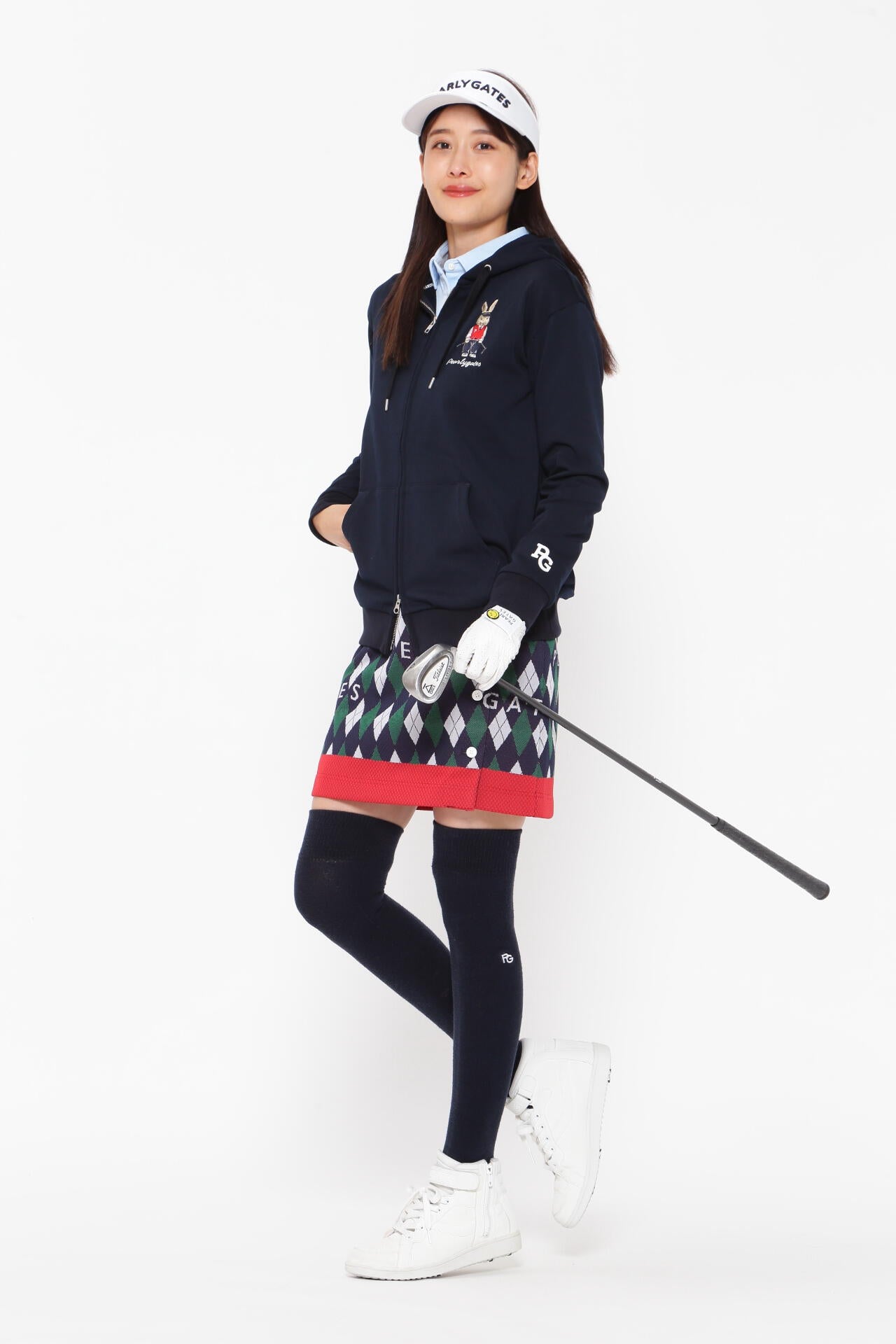 ロゴジャガード スカート ＜NEWアーガイル＞ | PEARLY GATES（パーリー