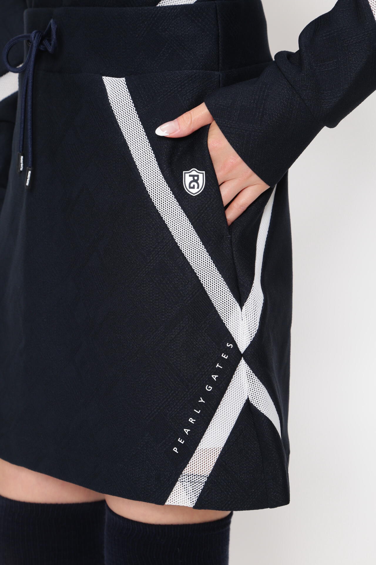 キルトジャガード イージースカート ＜NEWアーガイル＞ | PEARLY GATES