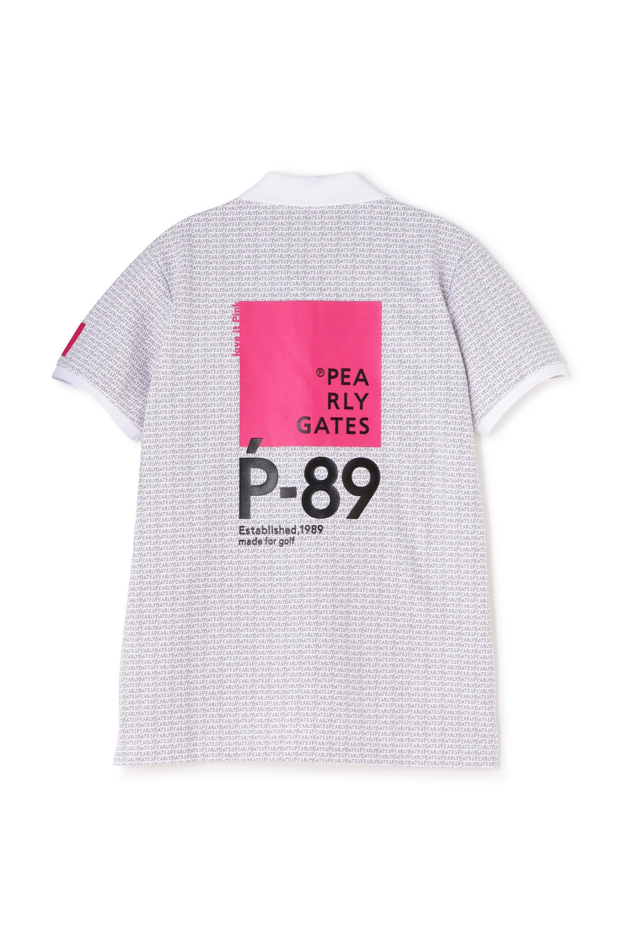 ストレッチカノコ 半袖ポロシャツ ＜Pink with BLACK＞