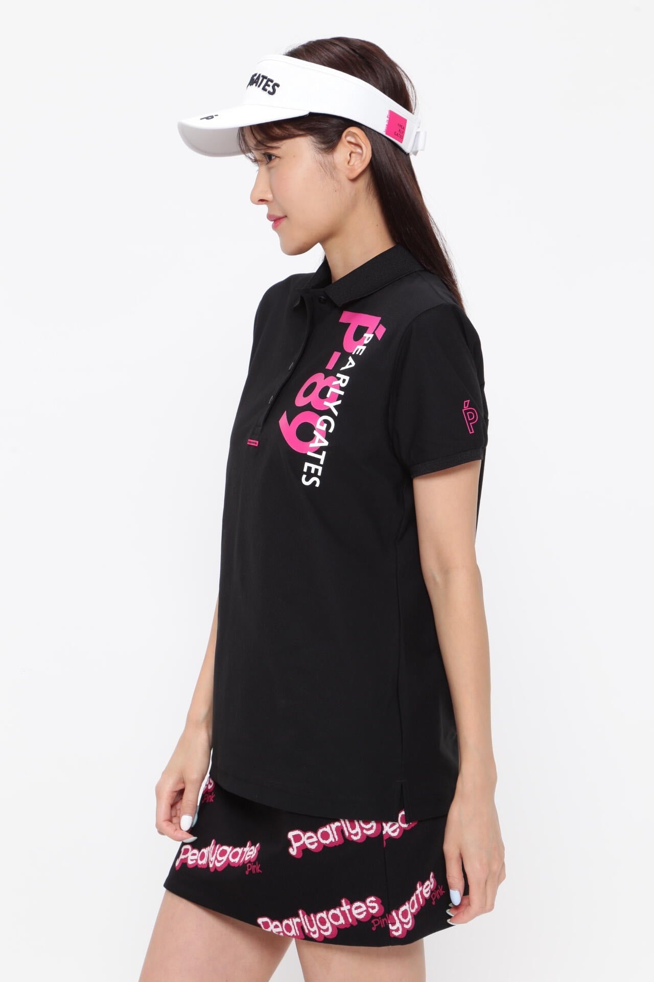 MFYキャンパスメッシュ 半袖ポロシャツ ＜Pink with BLACK＞