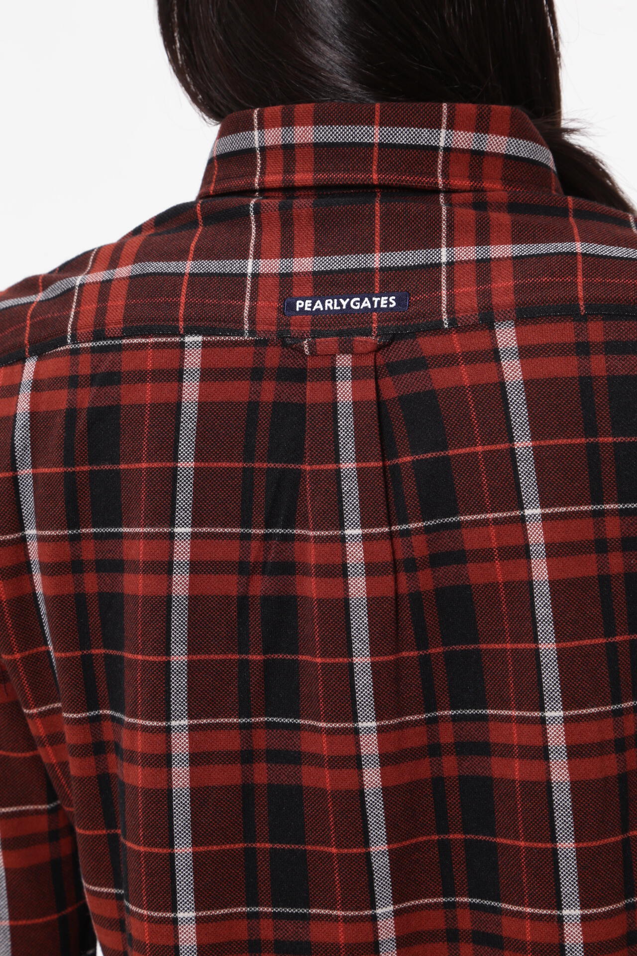 カノコハイブリットプリント 長袖カットソープルオーバー ＜CHECK