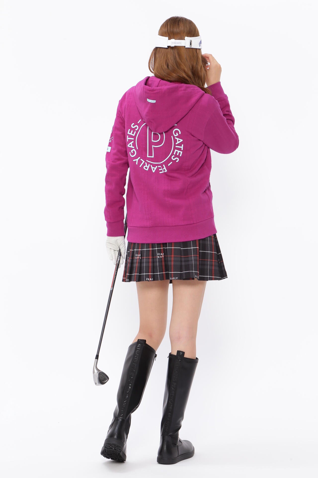 PEARLY GATES フルジップジャケット サイズ0 ワッペンデザイン ナイロンタフタ フルジップジャケット｜PEARLY GATES