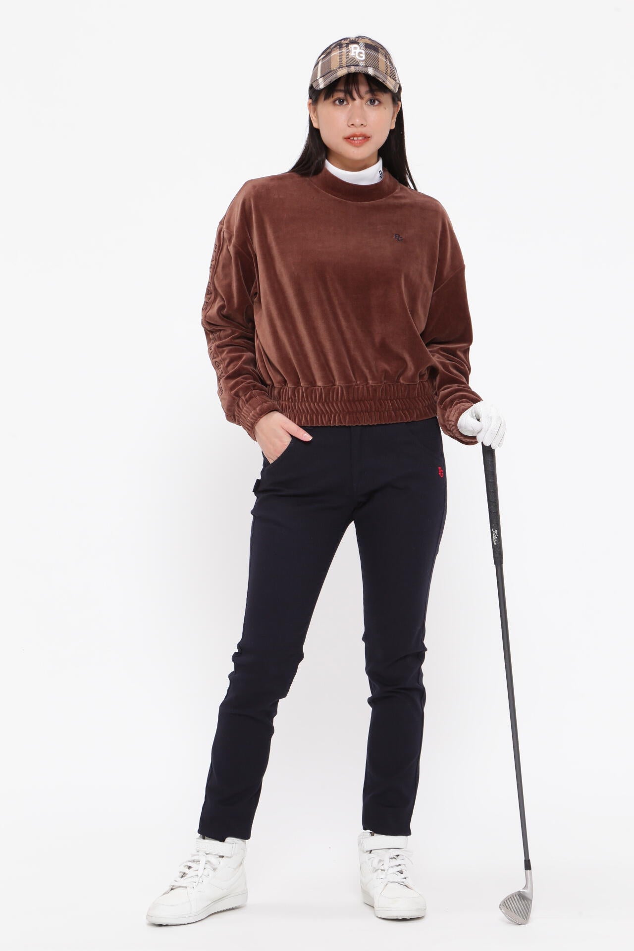 サマーベロア モックネックカットソー | PEARLY GATES（パーリーゲイツ