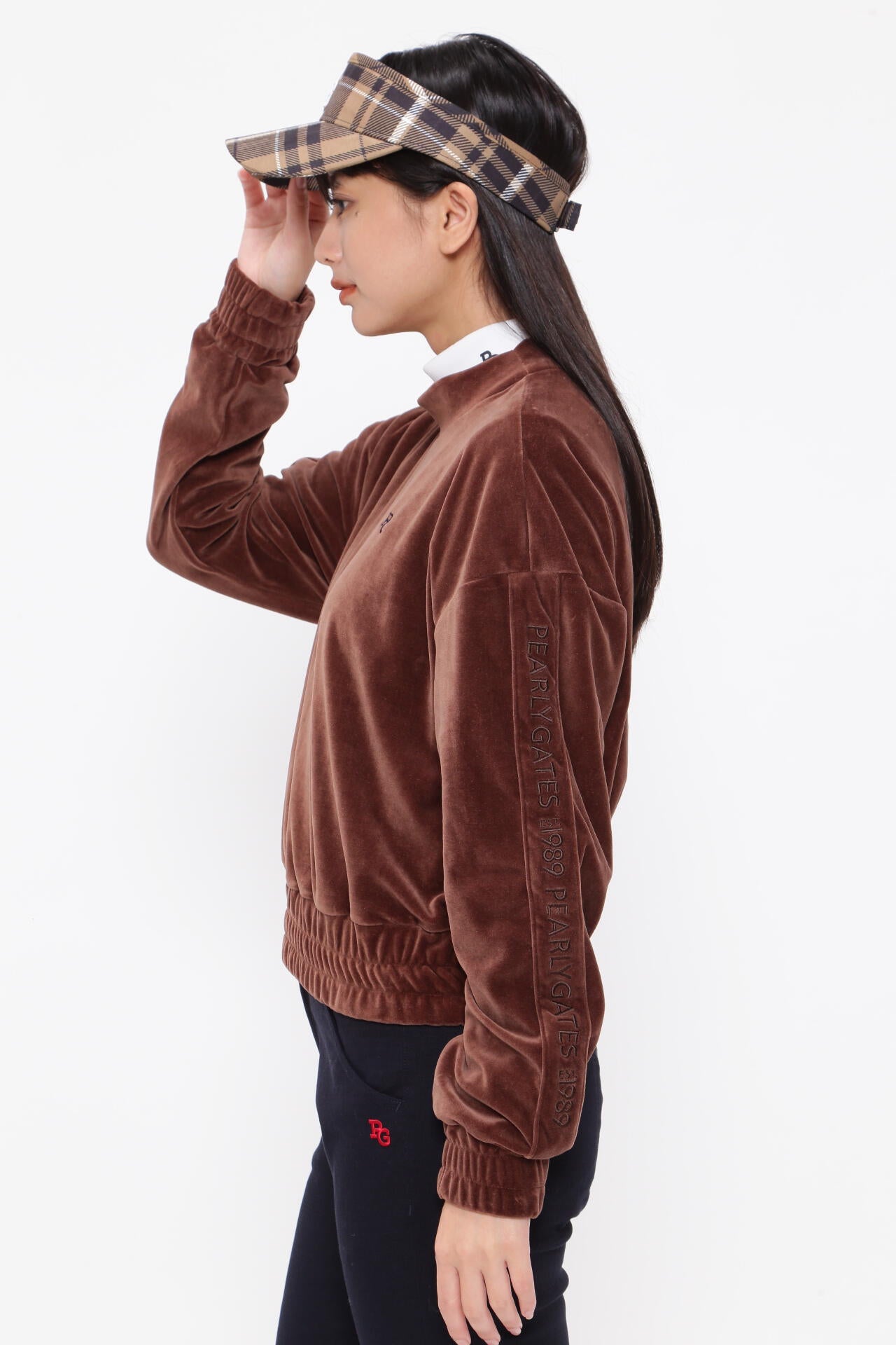 サマーベロア モックネックカットソー | PEARLY GATES（パーリーゲイツ