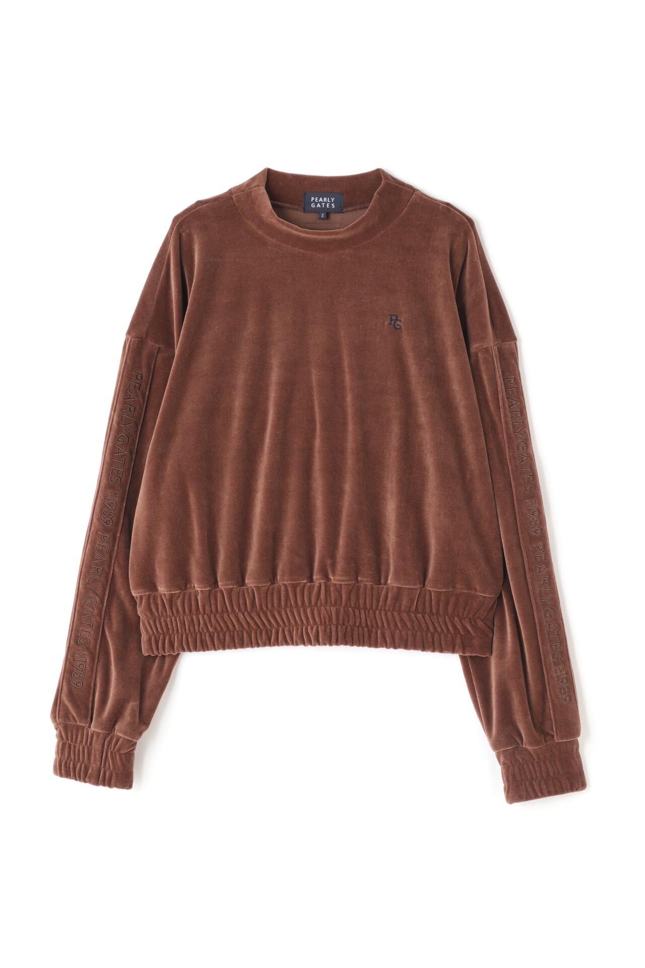 サマーベロア モックネックカットソー | PEARLY GATES（パーリーゲイツ