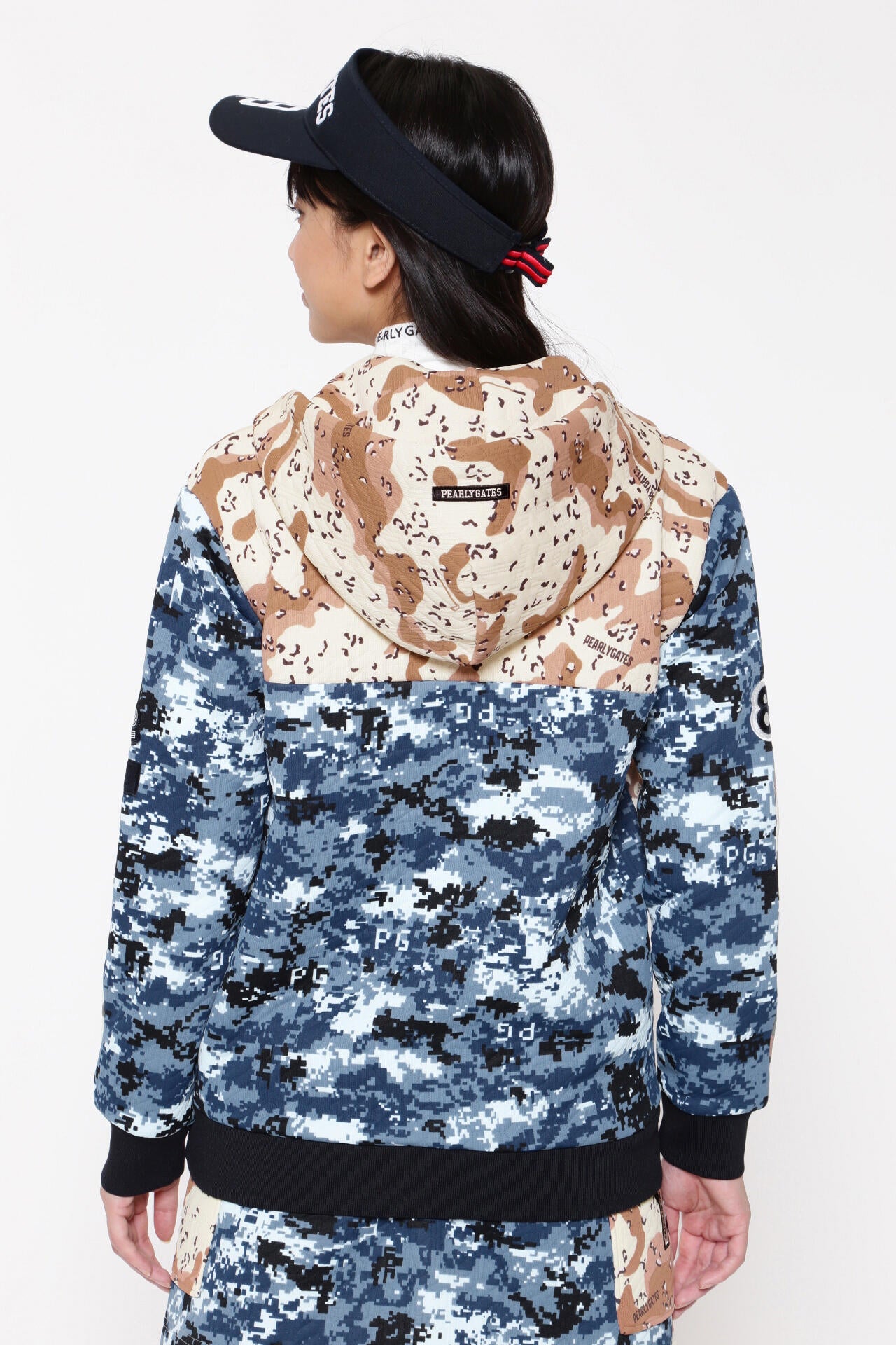 マルチカモ柄 マトラッセジャガード フーディ＜マルチカモ＞ | PEARLY