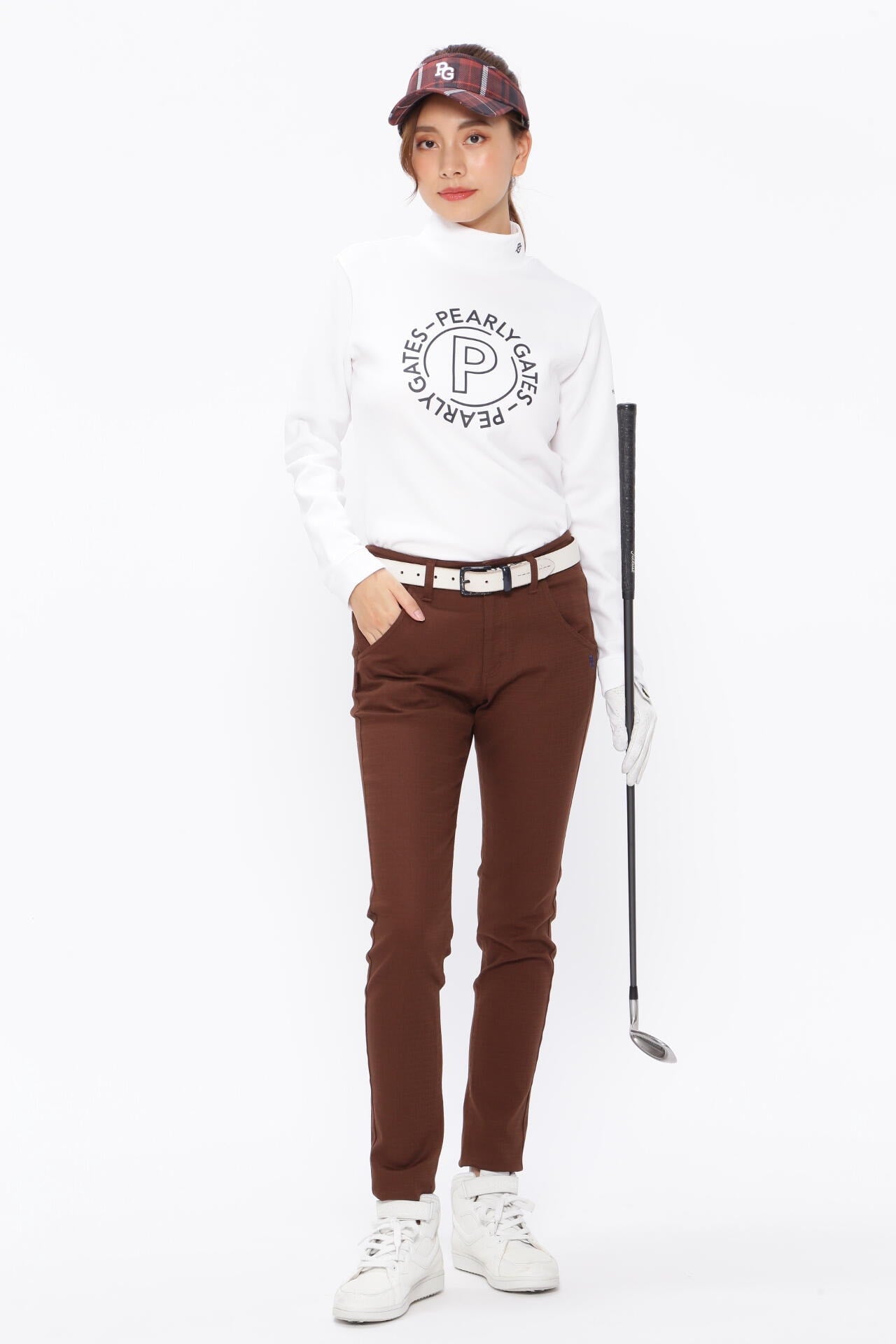 カノコダンボール ハイネックカットソー | PEARLY GATES（パーリー