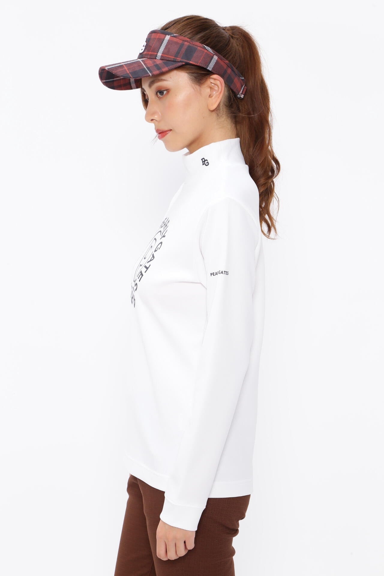 パーリーゲイツ カノコダンボール ハイネック（WHT／4） カノコダンボール ハイネックカットソー | PEARLY GATES（パーリー