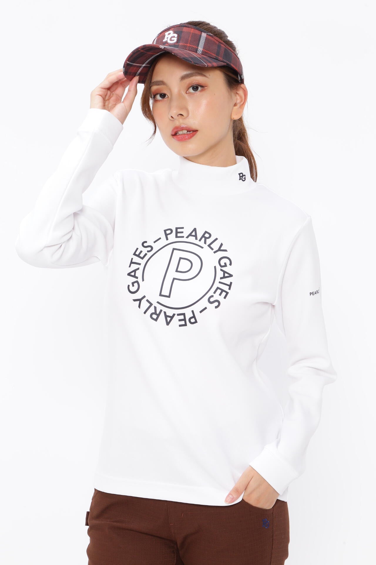 カノコダンボール ハイネックカットソー | PEARLY GATES（パーリー