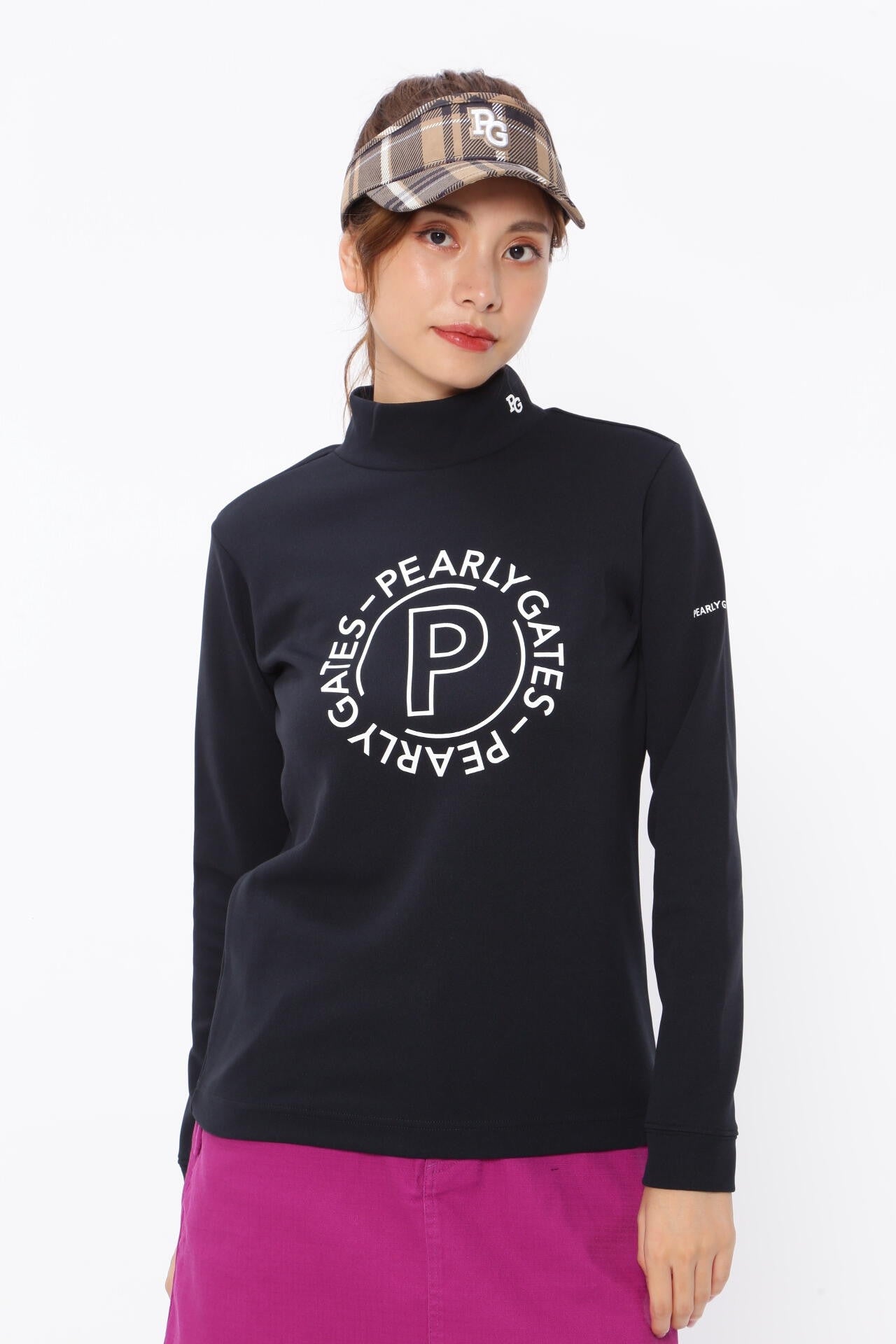 カノコダンボール ハイネックカットソー | PEARLY GATES（パーリー