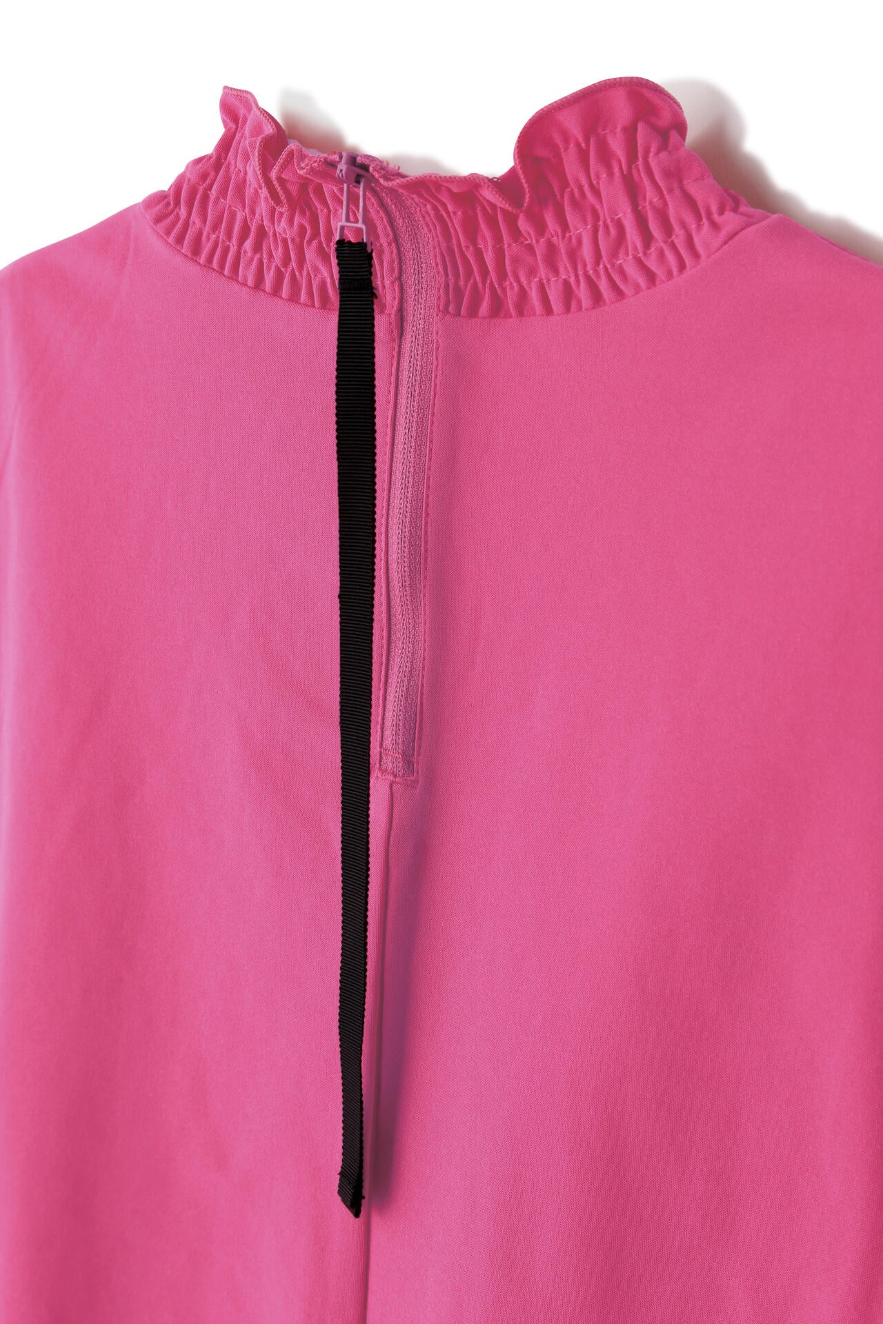 MFY裏カノコ シャーリングネックカットソー ＜Pink with BLACK＞