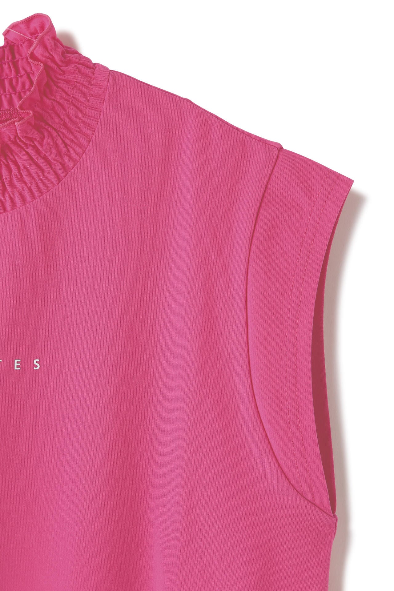MFY裏カノコ シャーリングネックカットソー ＜Pink with BLACK＞