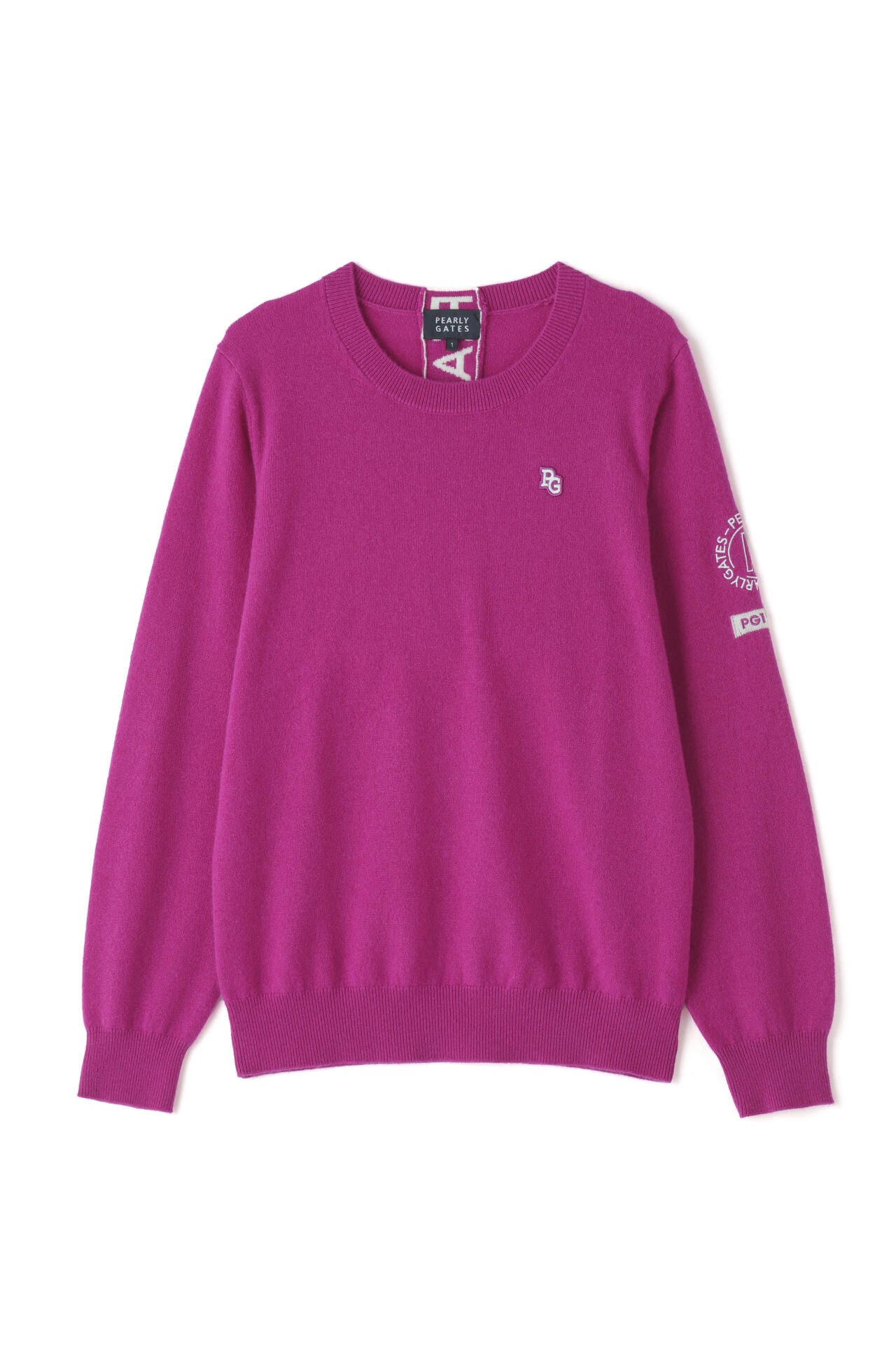 カシミア天竺 クルーネックニットプルオーバー | PEARLY GATES