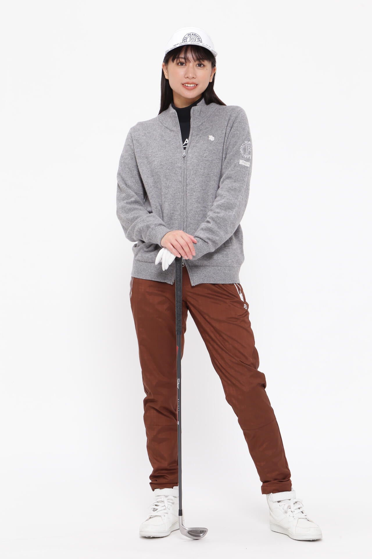 カシミヤ天竺 フルジップニットジャケット | PEARLY GATES（パーリー