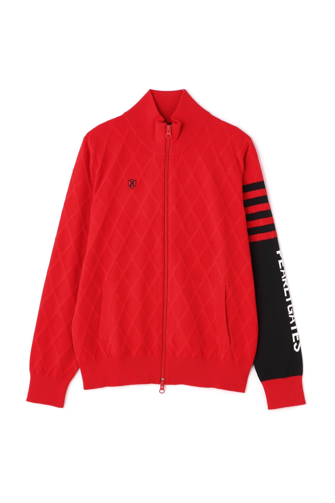 ジャガード フルジップニットブルゾン ＜NEWアーガイル＞ | PEARLY