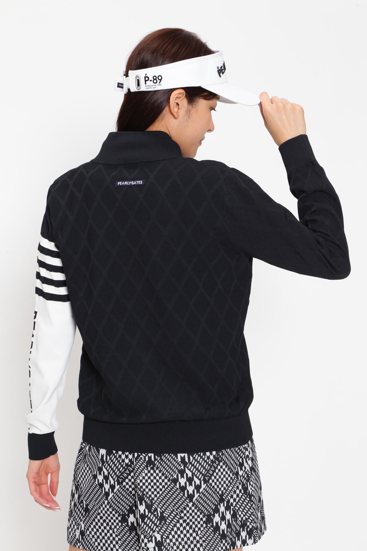 ジャガード フルジップニットブルゾン ＜NEWアーガイル＞ | PEARLY