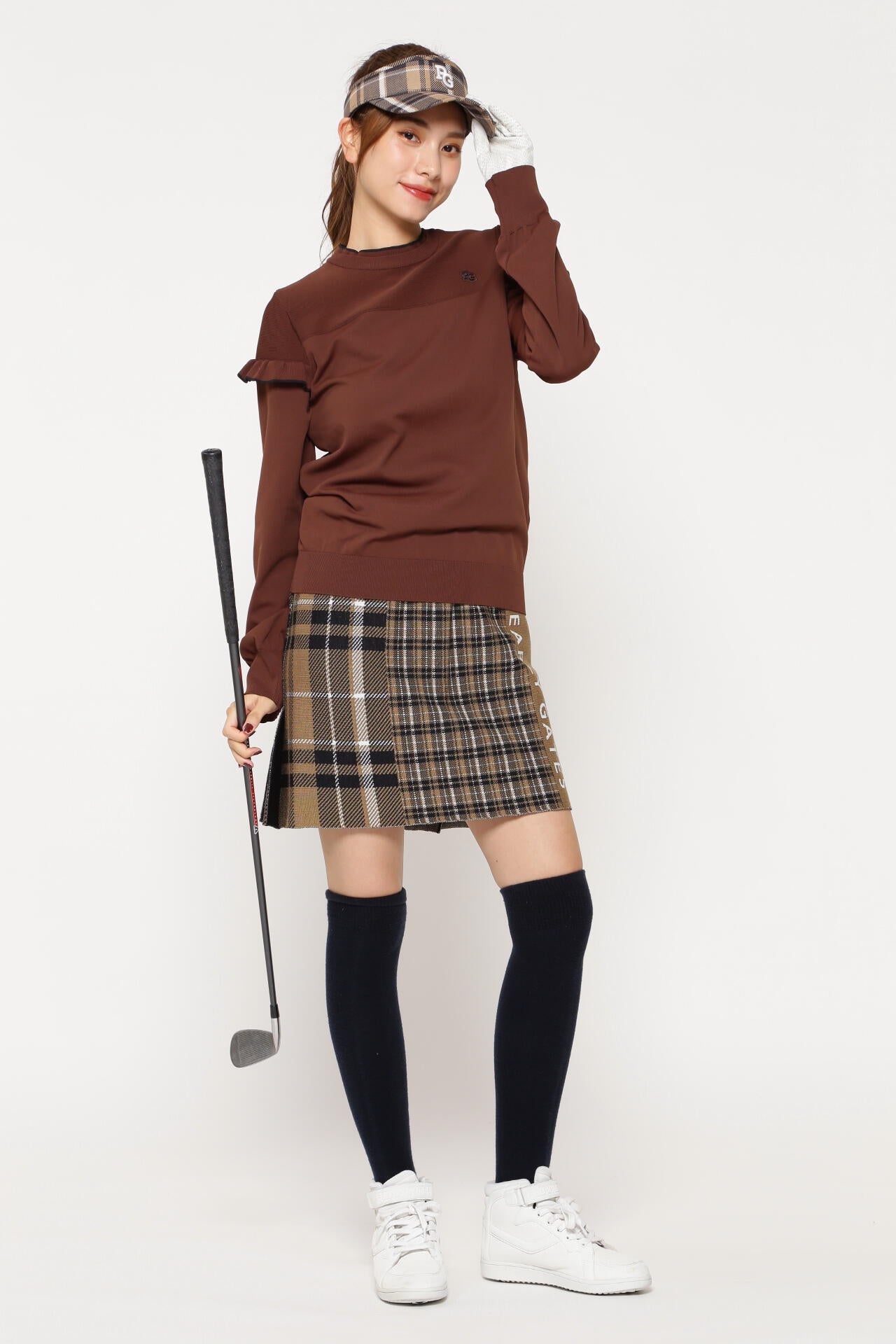 フレコ フリル袖ニットプルオーバー | PEARLY GATES（パーリーゲイツ