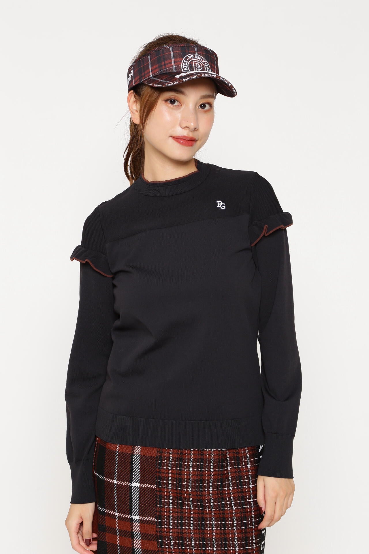 フレコ フリル袖ニットプルオーバー | PEARLY GATES（パーリーゲイツ