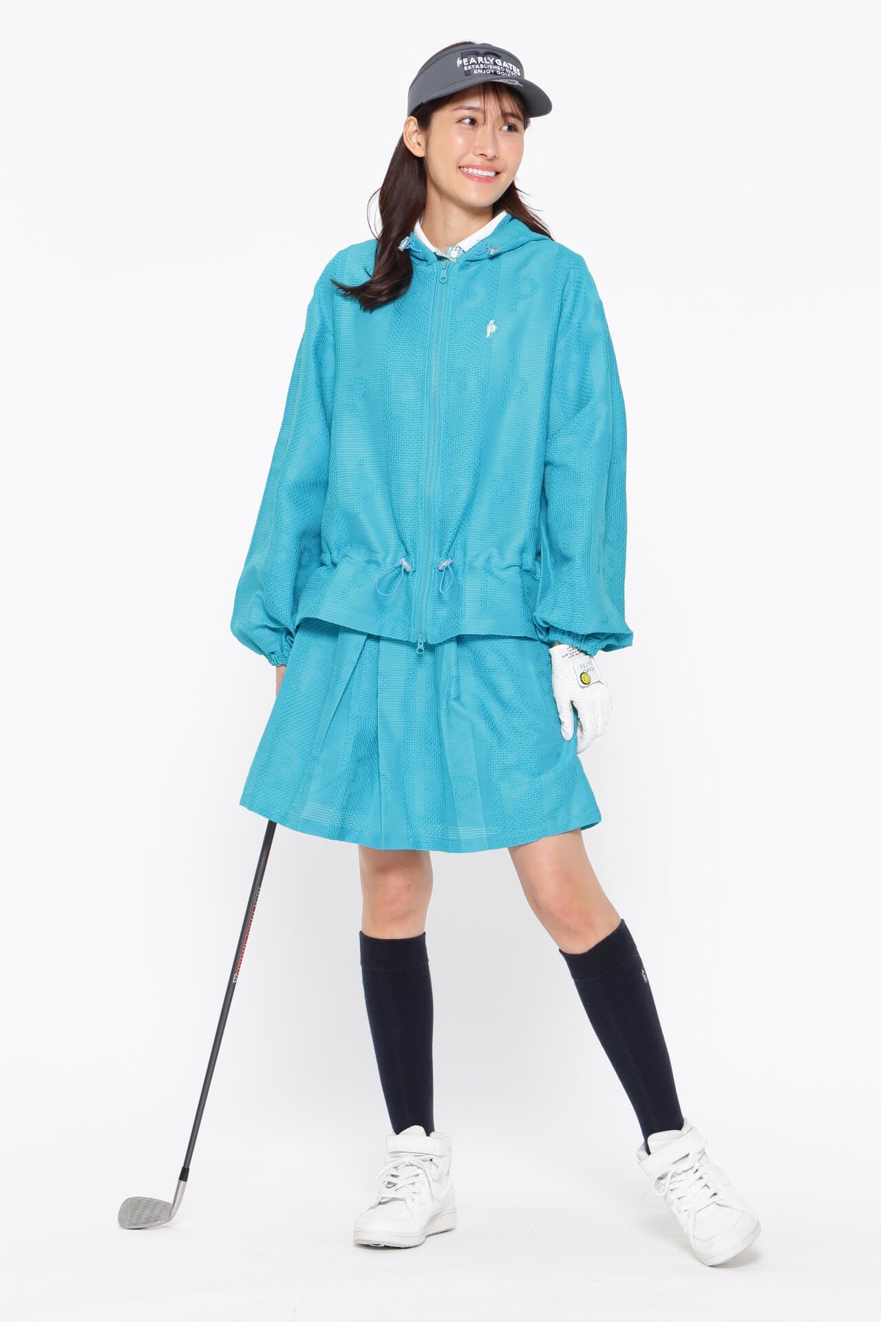 PGロゴメッシュジャガード スカート