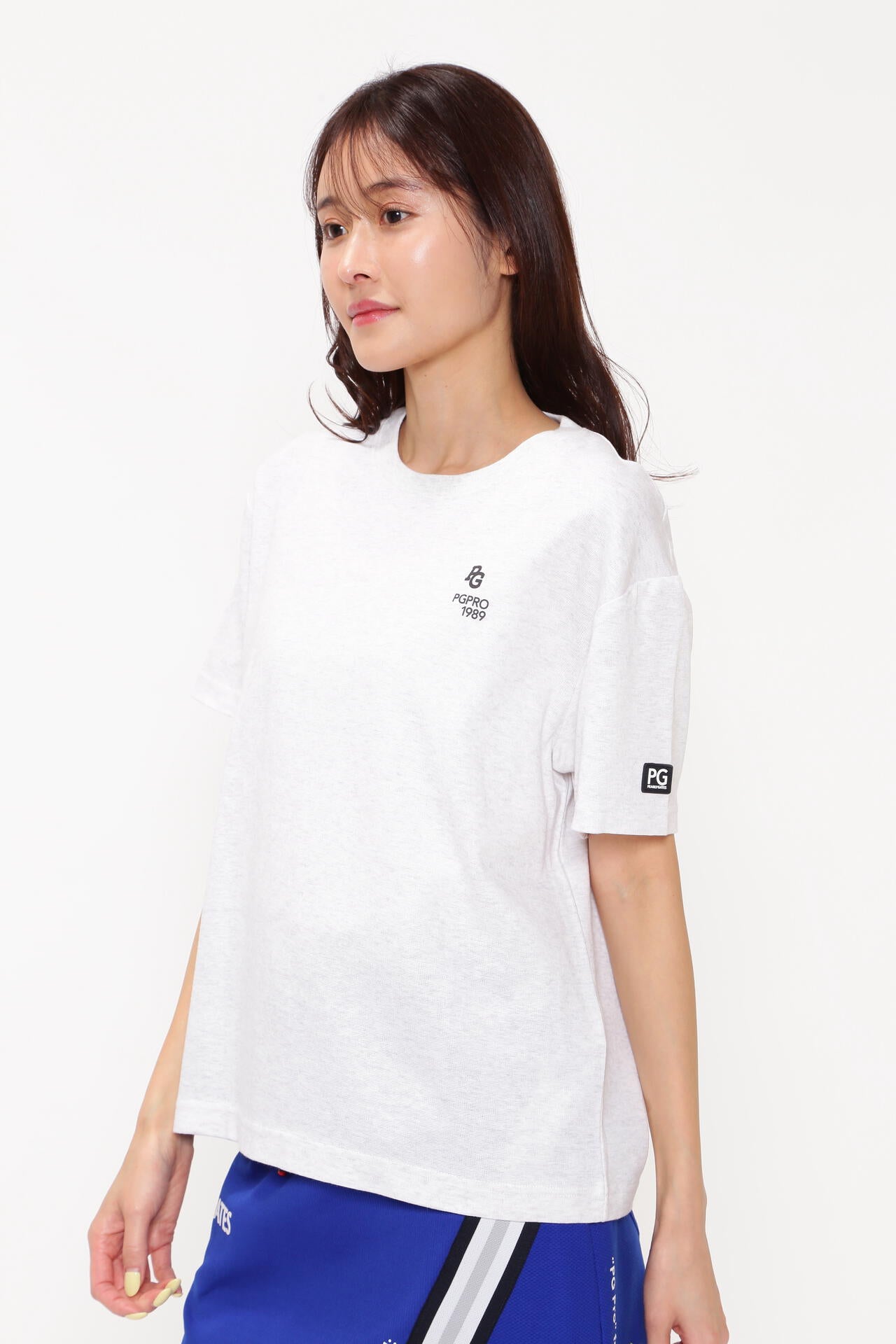 ポリエステルコットンリバースムース半袖Tシャツ
