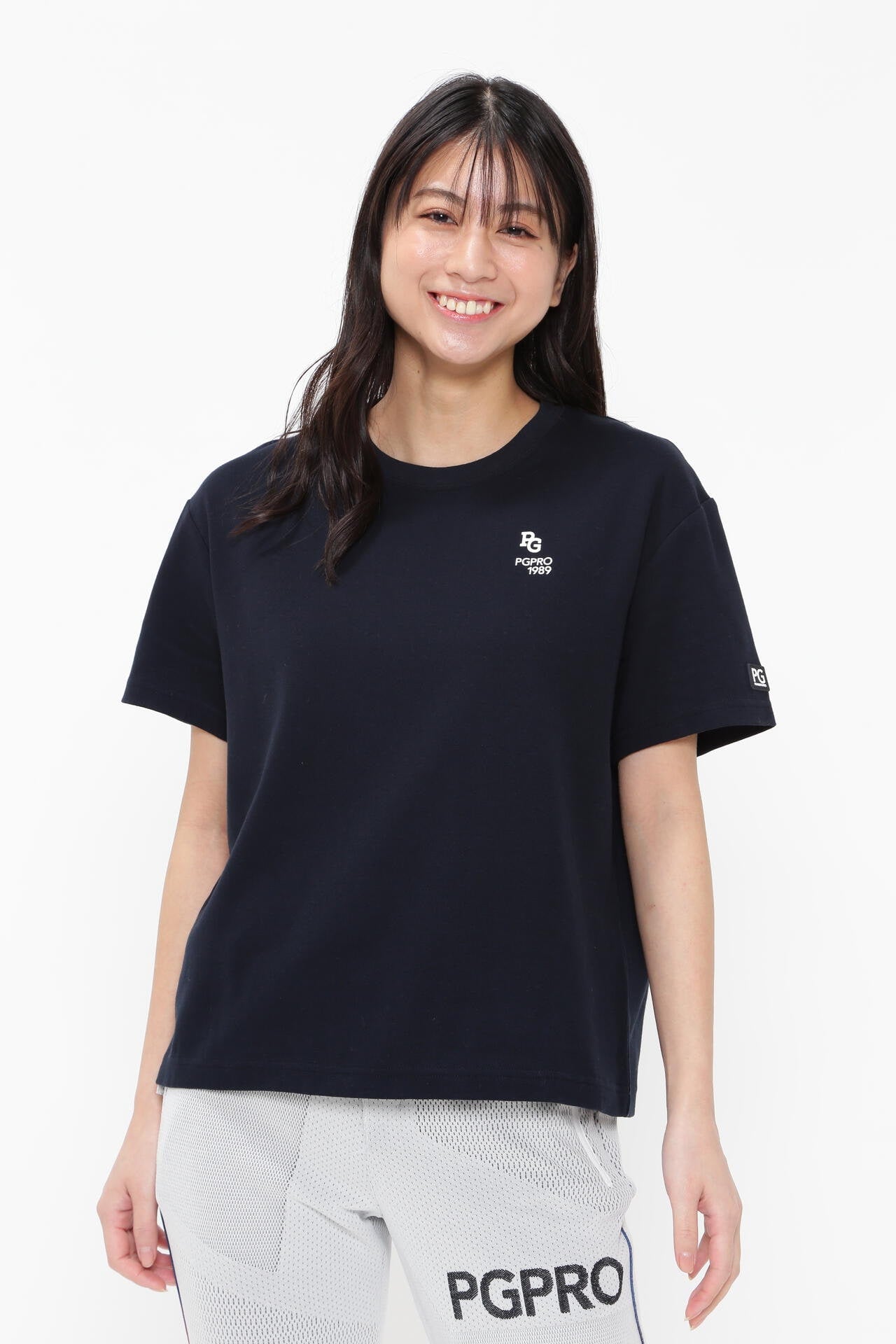 ポリエステルコットンリバースムース半袖Tシャツ