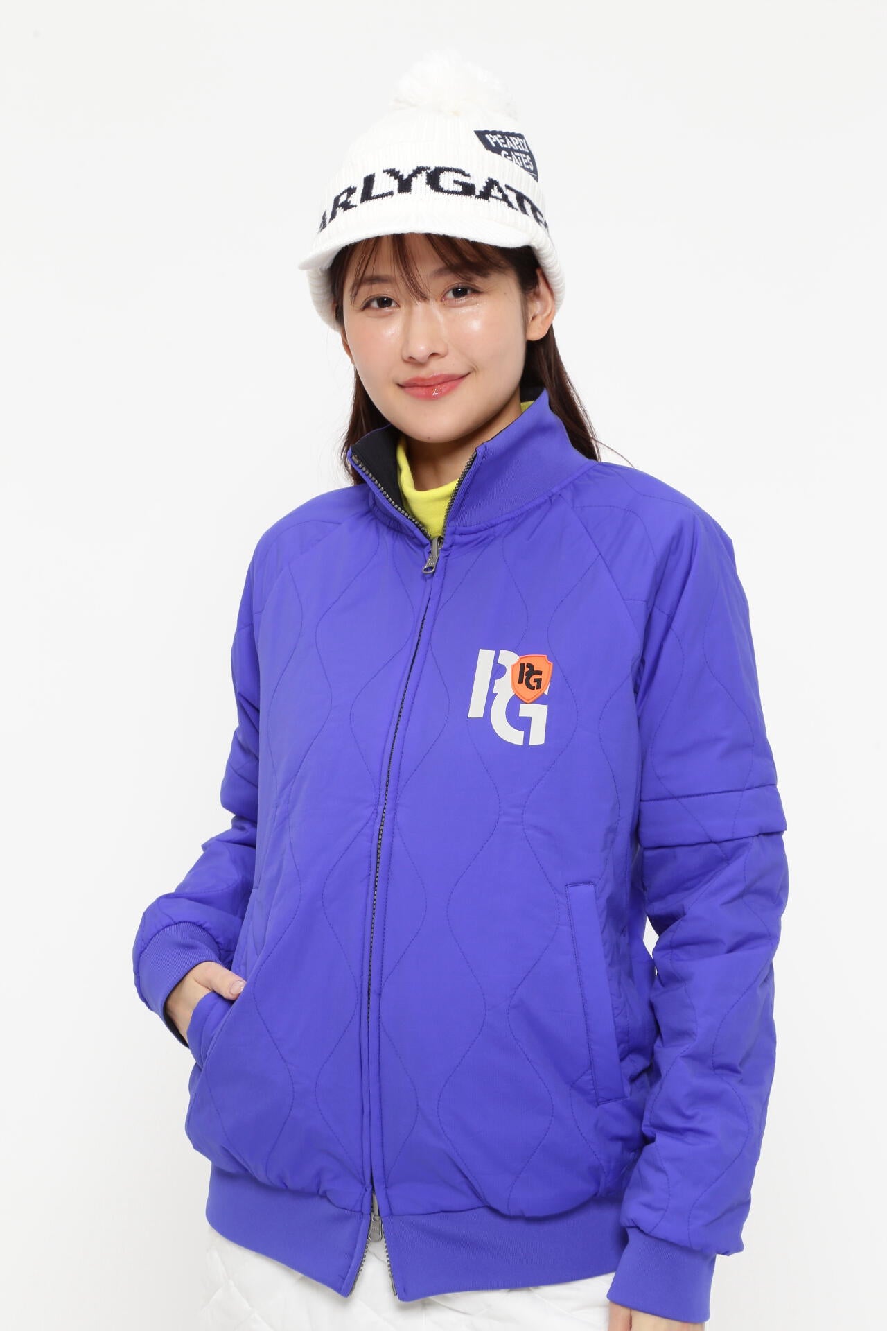 FTY×Nyストレッチリップストップ リバーシブル中綿ブルゾン | PEARLY 
