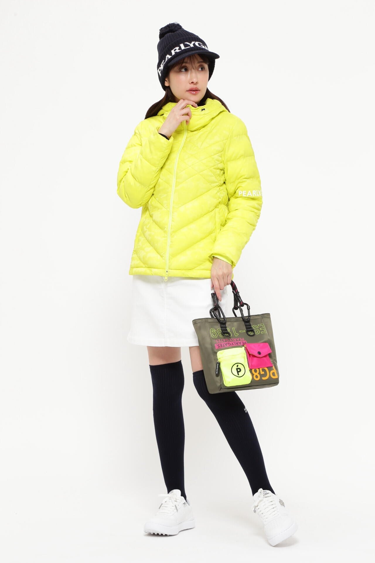 Nyストレッチ中綿フーディブルゾン ＜カモフラジャガード