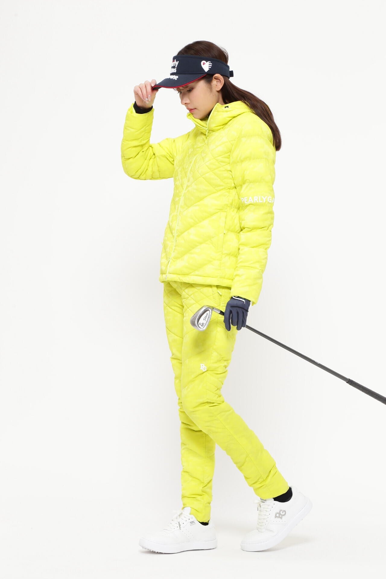 Nyストレッチ中綿フーディブルゾン ＜カモフラジャガード