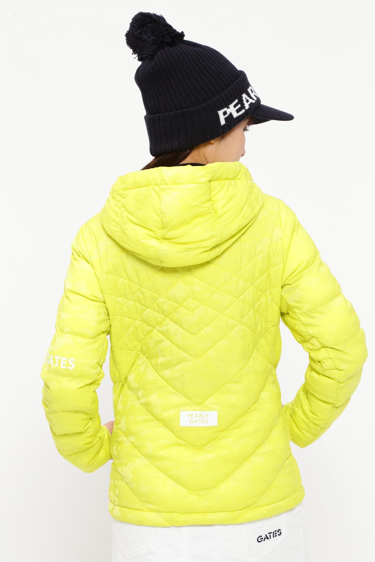 Nyストレッチ中綿フーディブルゾン ＜カモフラジャガード