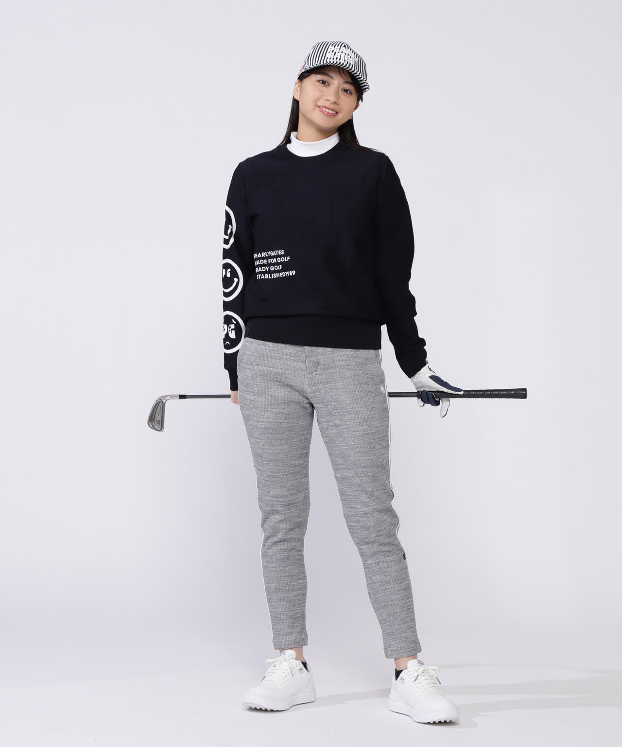 2点セットアップ パーリーゲイツ スカート トップス ゴルフウェア サイズ00 2点セットアップ パーリーゲイツ スカート トップス ゴルフ