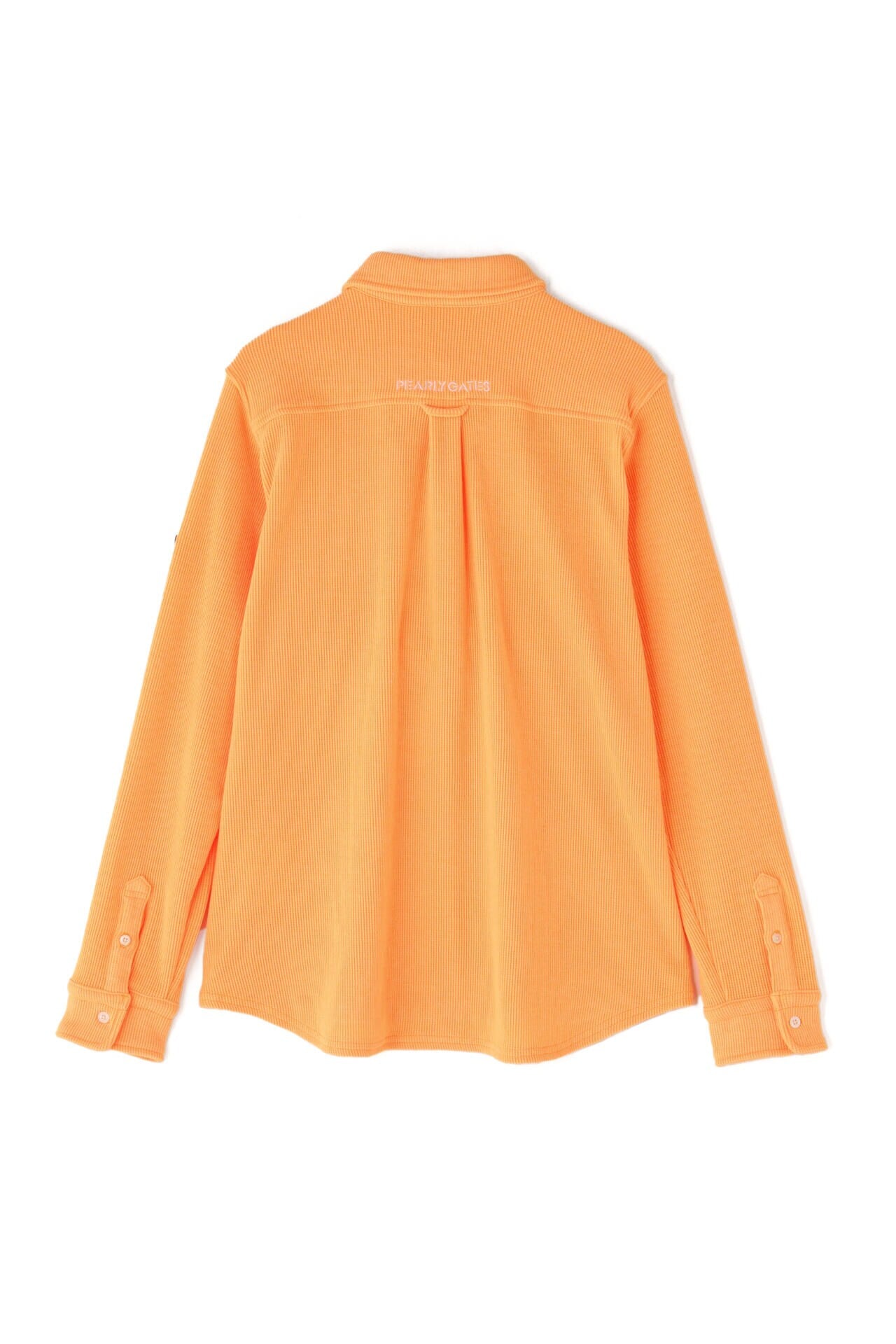リブワッフルボタンダウンプルオーバーカットソー | PEARLY GATES