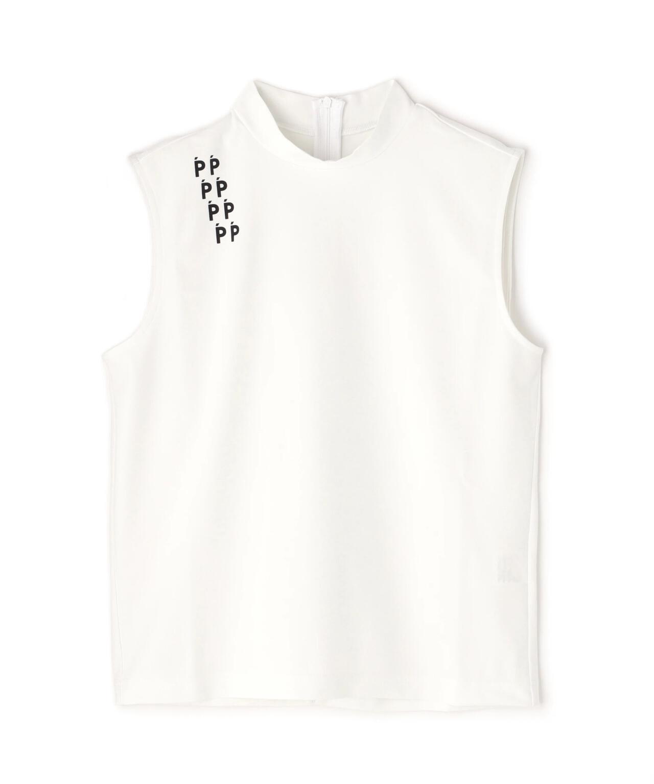 パーリーゲイツ【PGG】ハイゲージカノコ　スリープレス　モックネックカットソー パーリーゲイツ【PGG】ハイゲージカノコ スリープレス モック