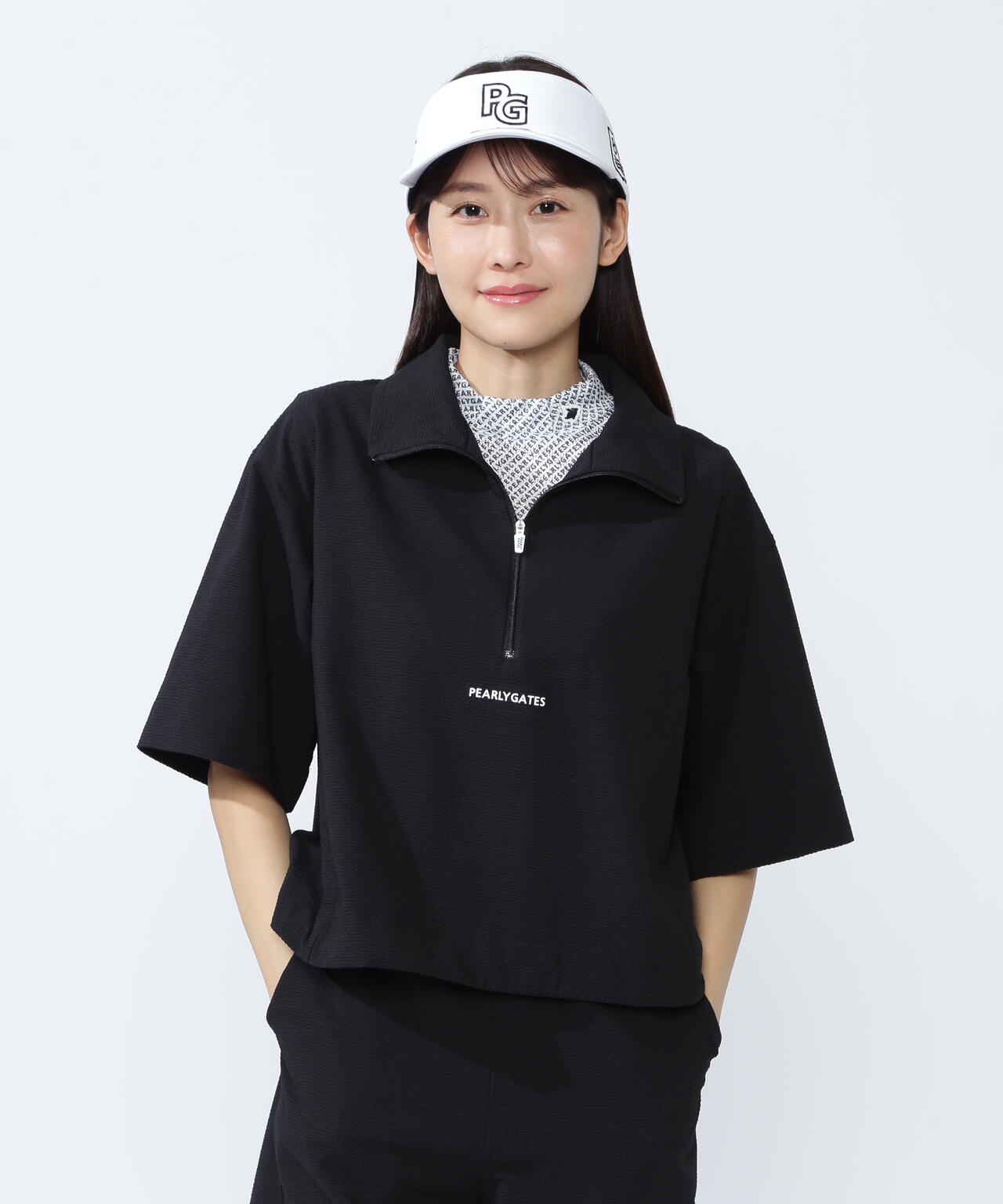 プライムフレックス×DotAir 5分袖ハーフジップ