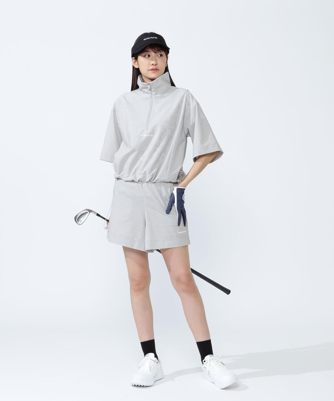 プライムフレックス×DotAir 5分袖ハーフジップ