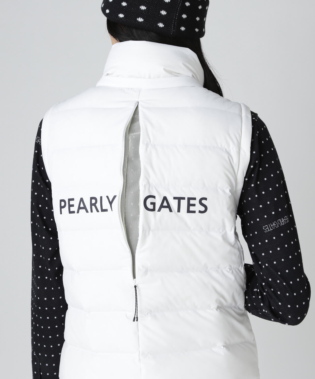 Nyストレッチタフタフーディダウンジャケット