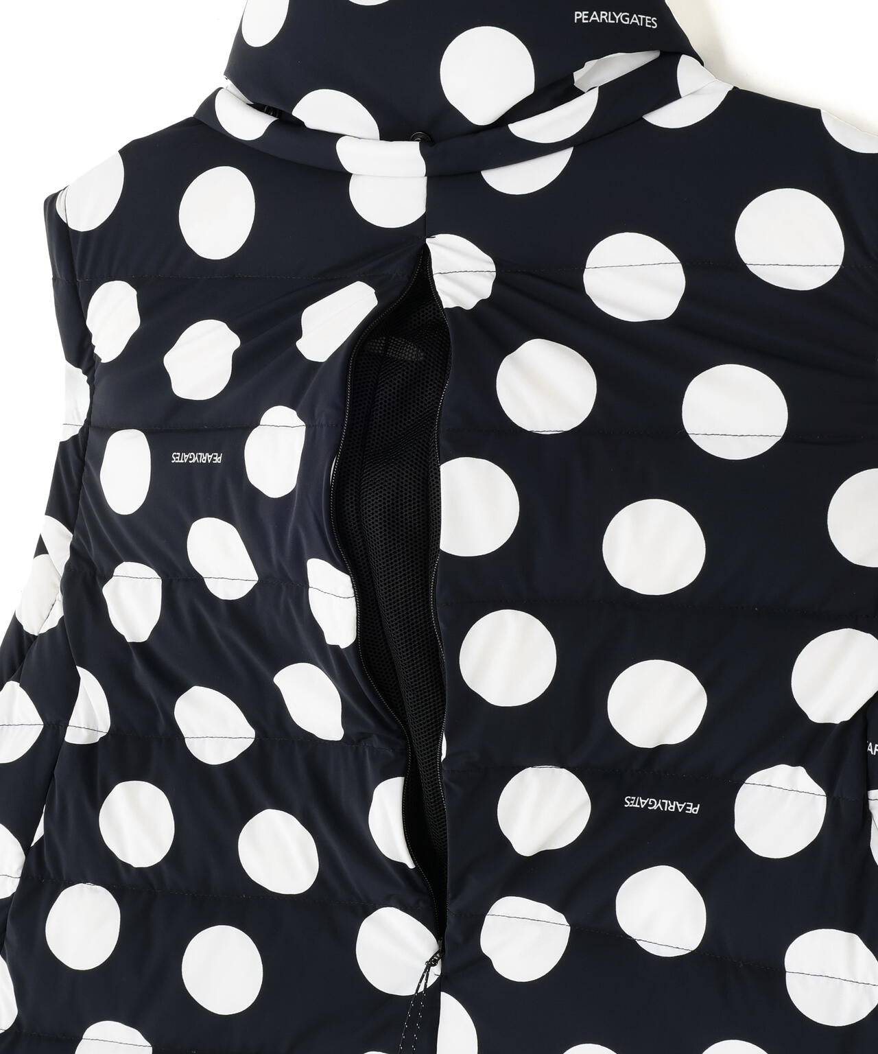 NYストレッチタフタフーディダウンジャケット ＜ランダムドット