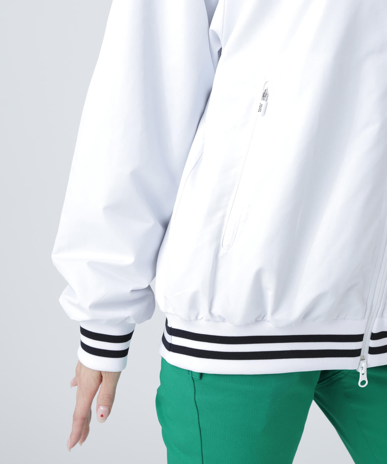 美品　パーリーゲイツ   ダブルジップブルゾン タフレックス×サーモトロン フルジップブルゾン | PEARLY GATES