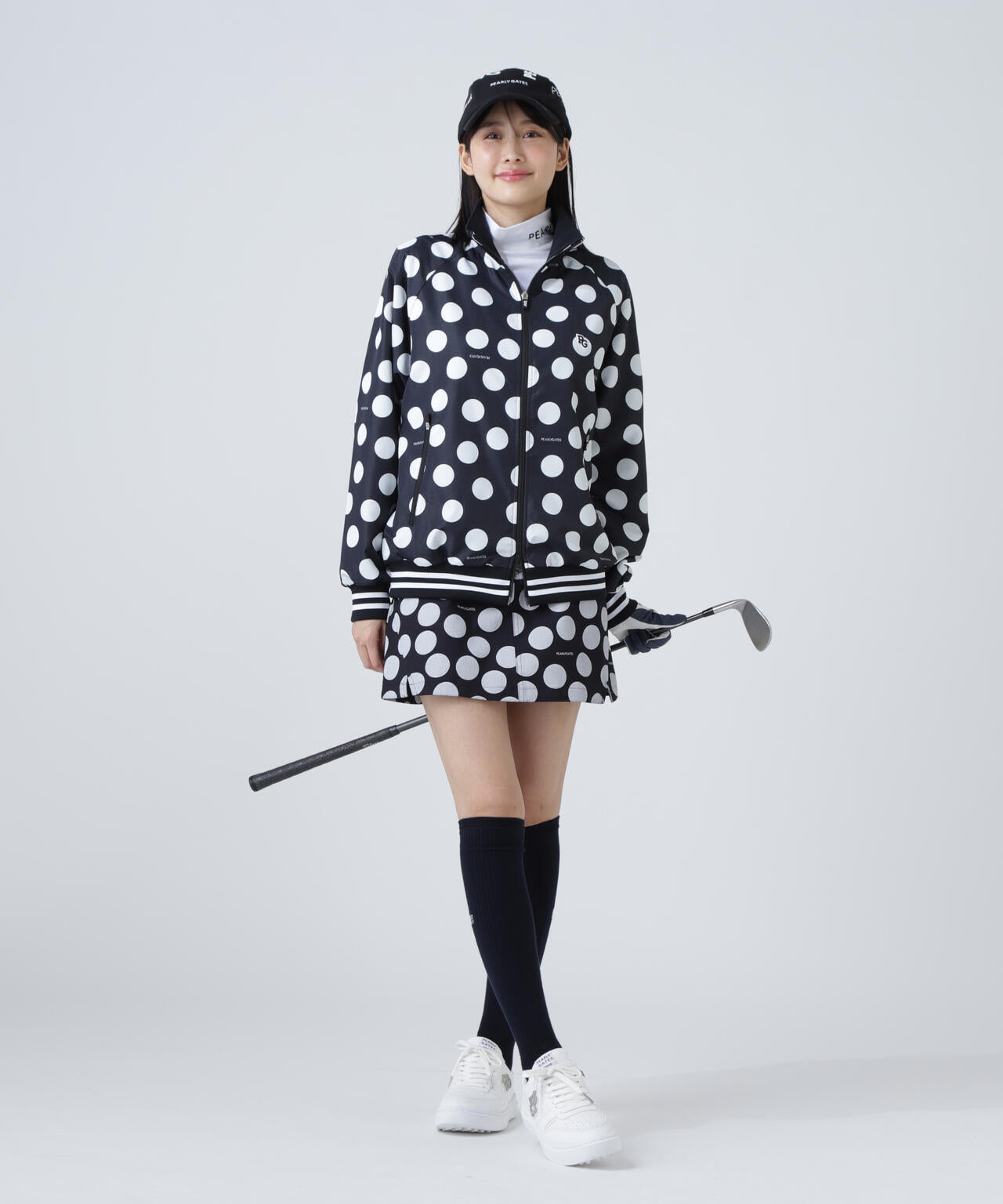 タフレックス×サーモトロンフルジップブルゾン ＜ランダムドット柄