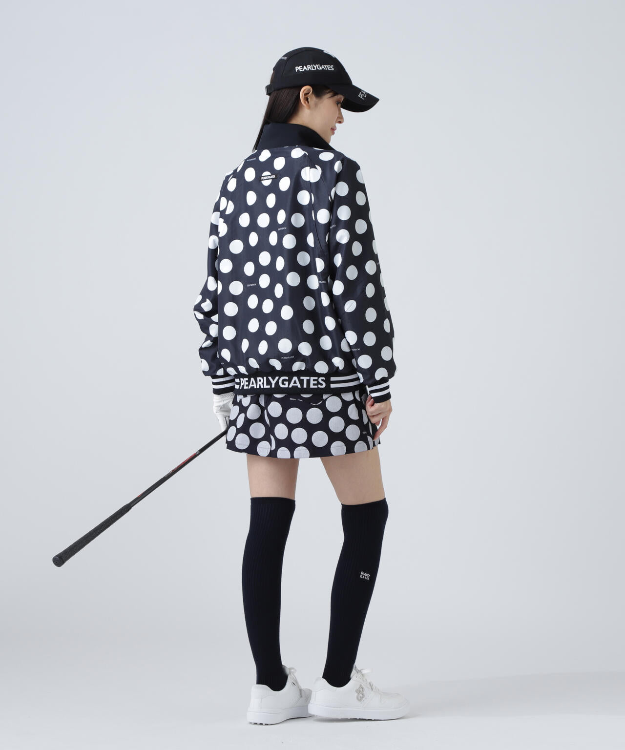 タフレックス×サーモトロンフルジップブルゾン ＜ランダムドット柄＞