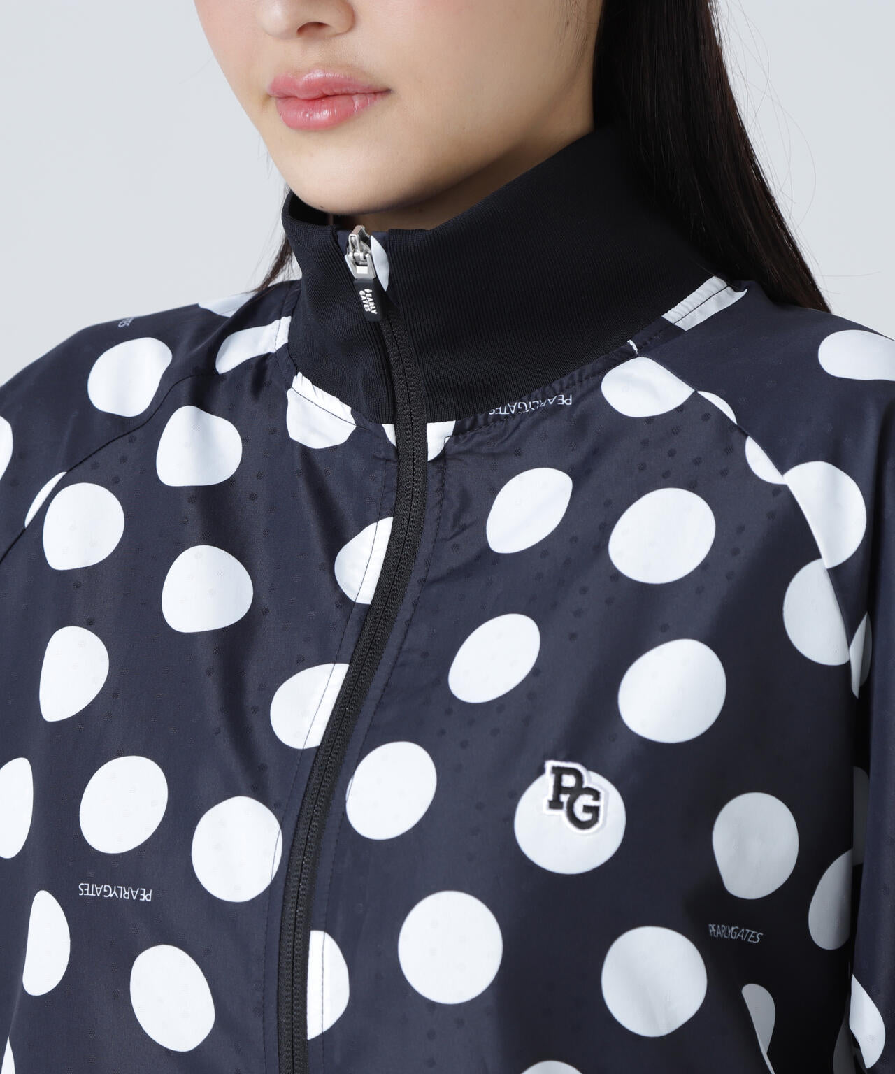 タフレックス×サーモトロンフルジップブルゾン ＜ランダムドット柄