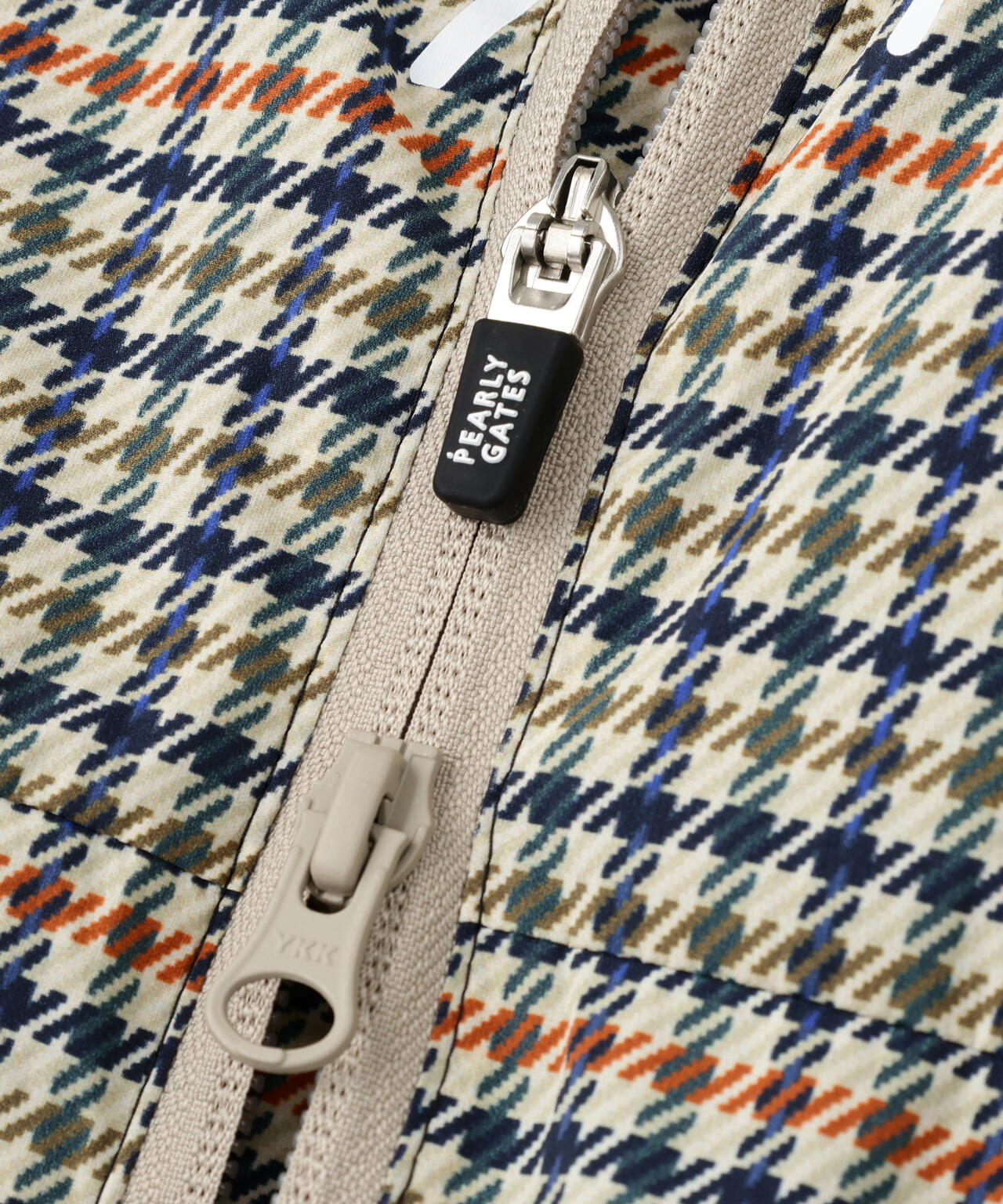 30dナイロンストレッチタフタフーディジャケット ＜ガンクラブチェック