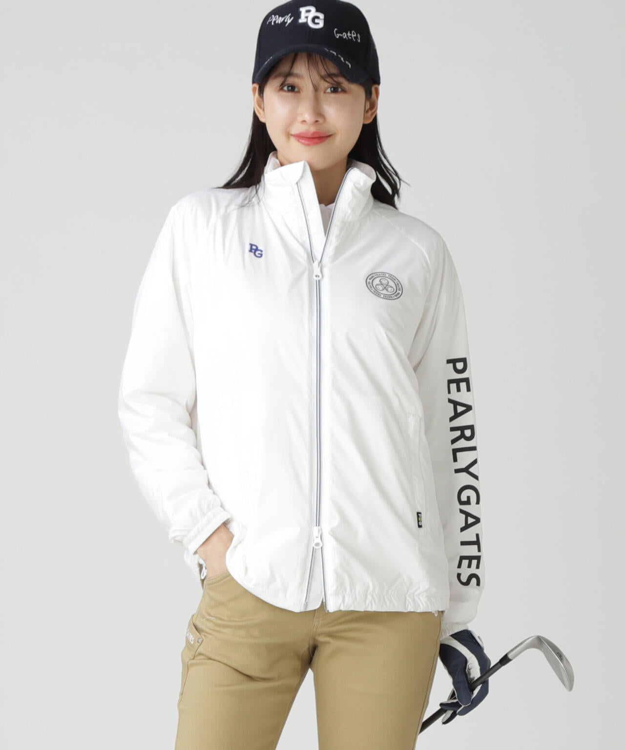 PEARLY GATES ホワイト ジャケット Peミニリップ | PEARLY GATES（パーリーゲイツ） ｜【公式