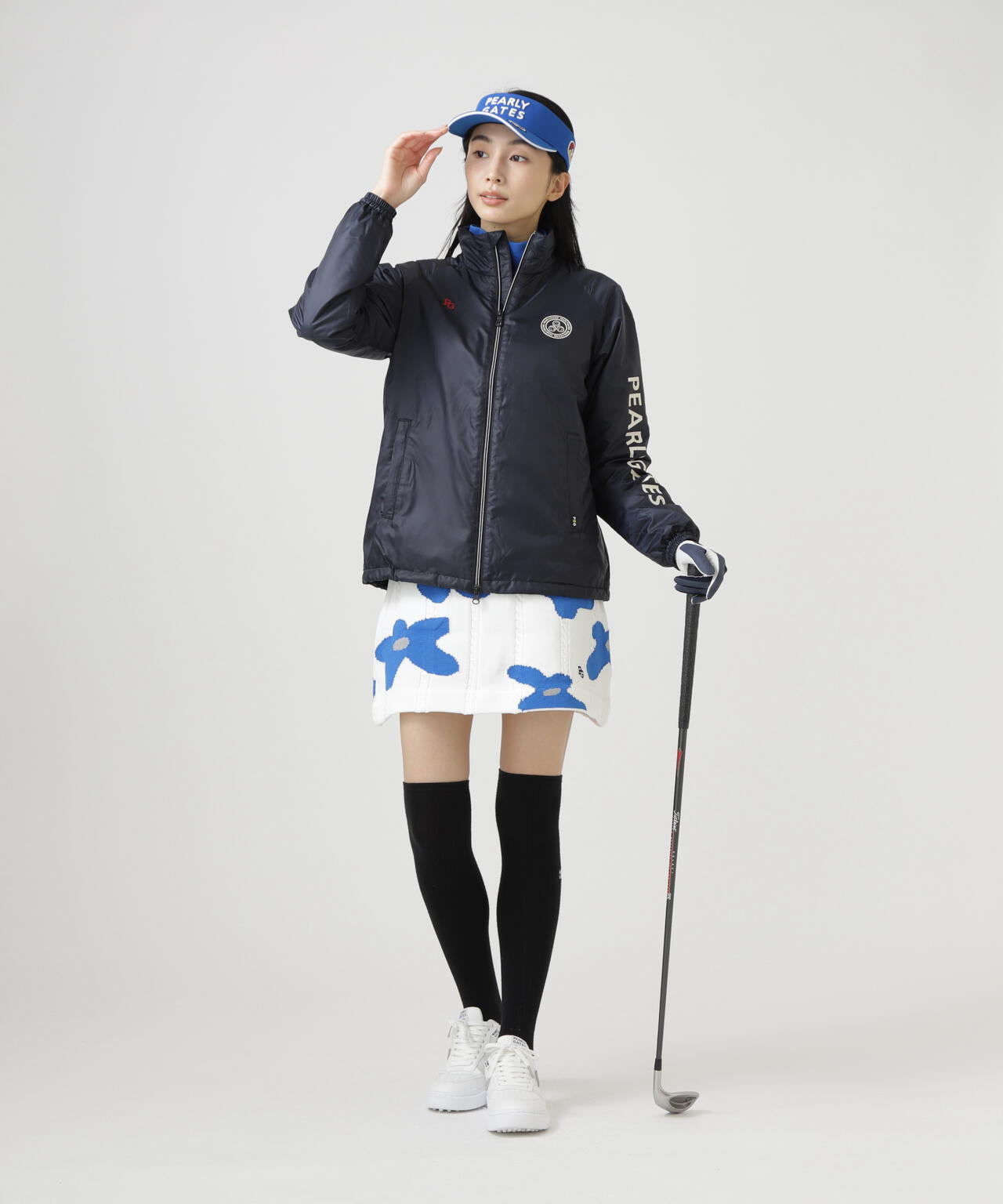 Peミニリップ中綿ジップアップブルゾン | PEARLY GATES（パーリー