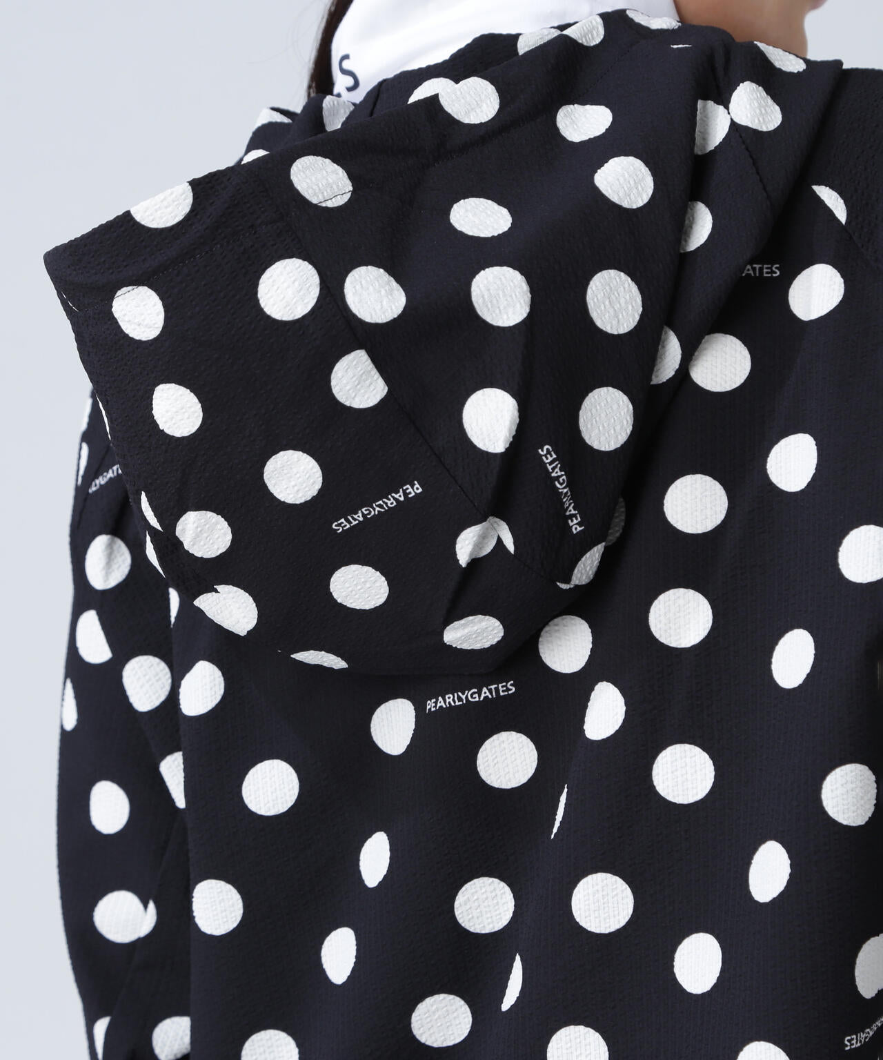 Peストレッチサッカー フルジップフーディ ＜ランダムドット柄＞