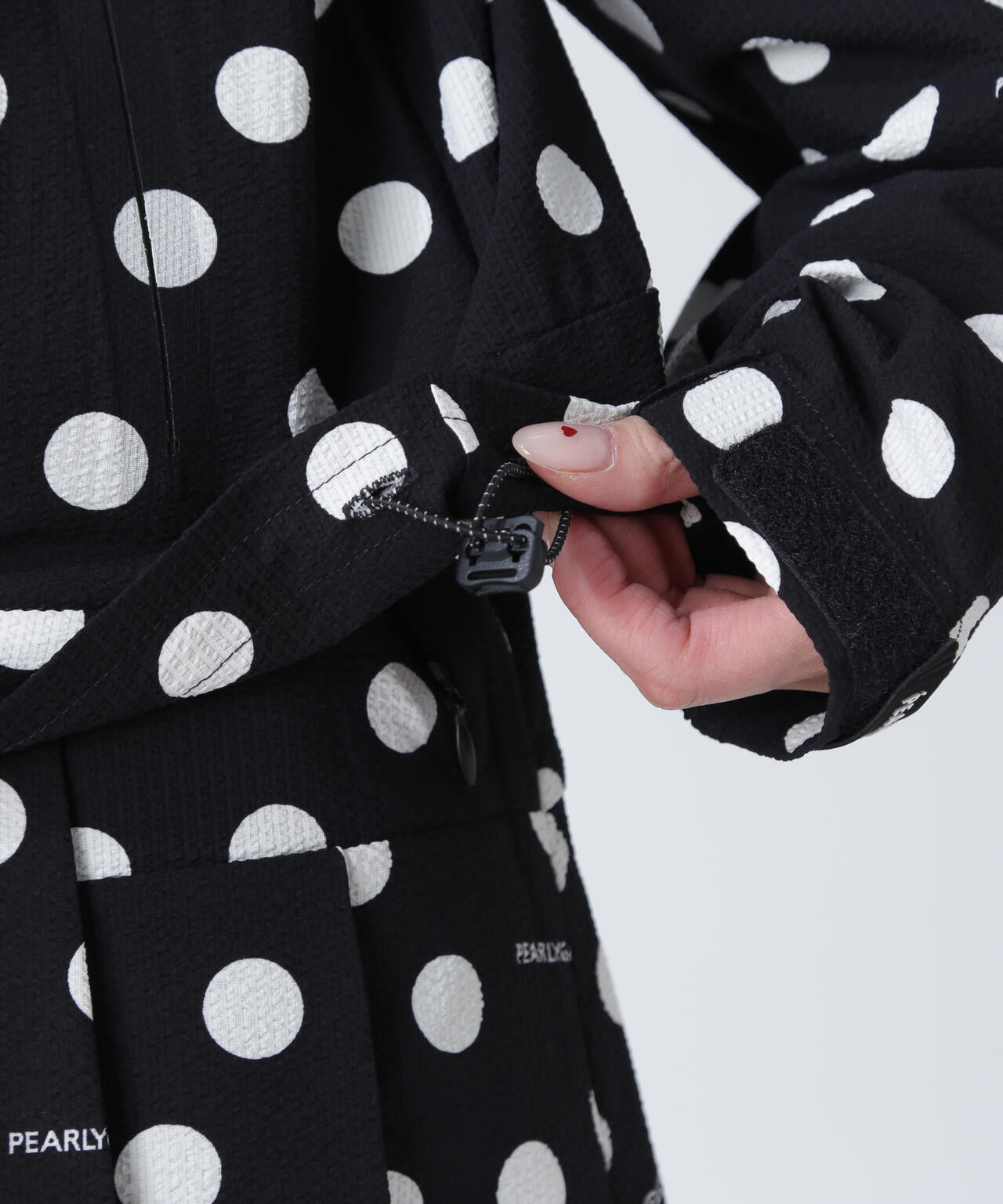 Peストレッチサッカー フルジップフーディ ＜ランダムドット柄＞